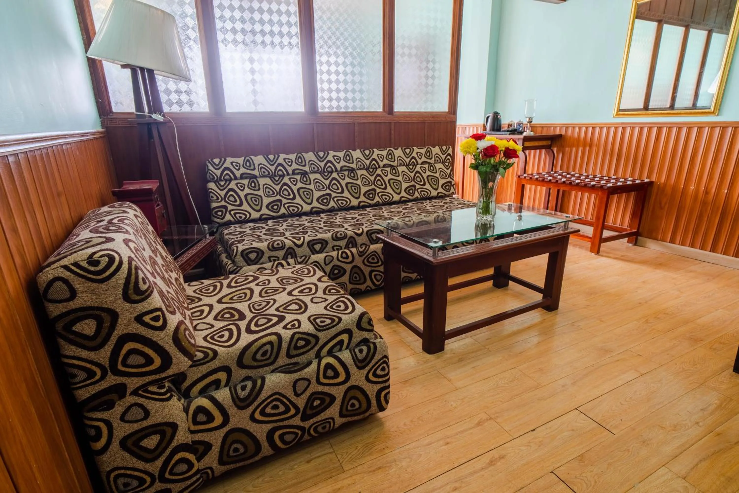 Bedroom in Little Tibet Resort Mall Road