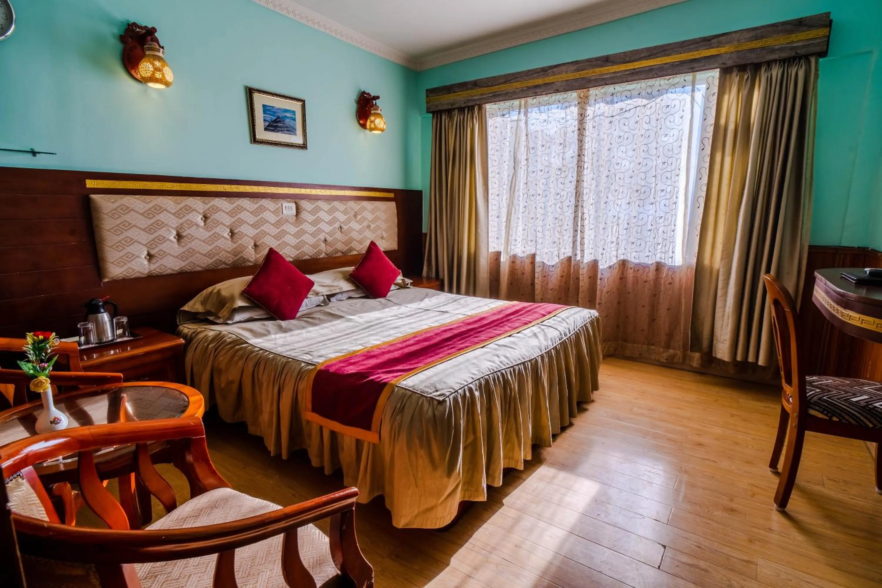 Bedroom, Bed in Little Tibet Resort Mall Road