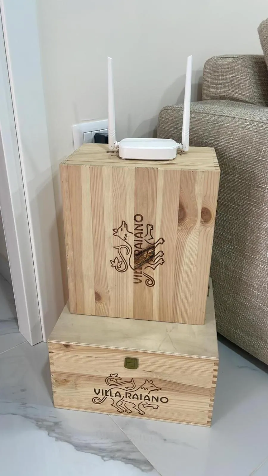 Seating area in Da Nonna Maria