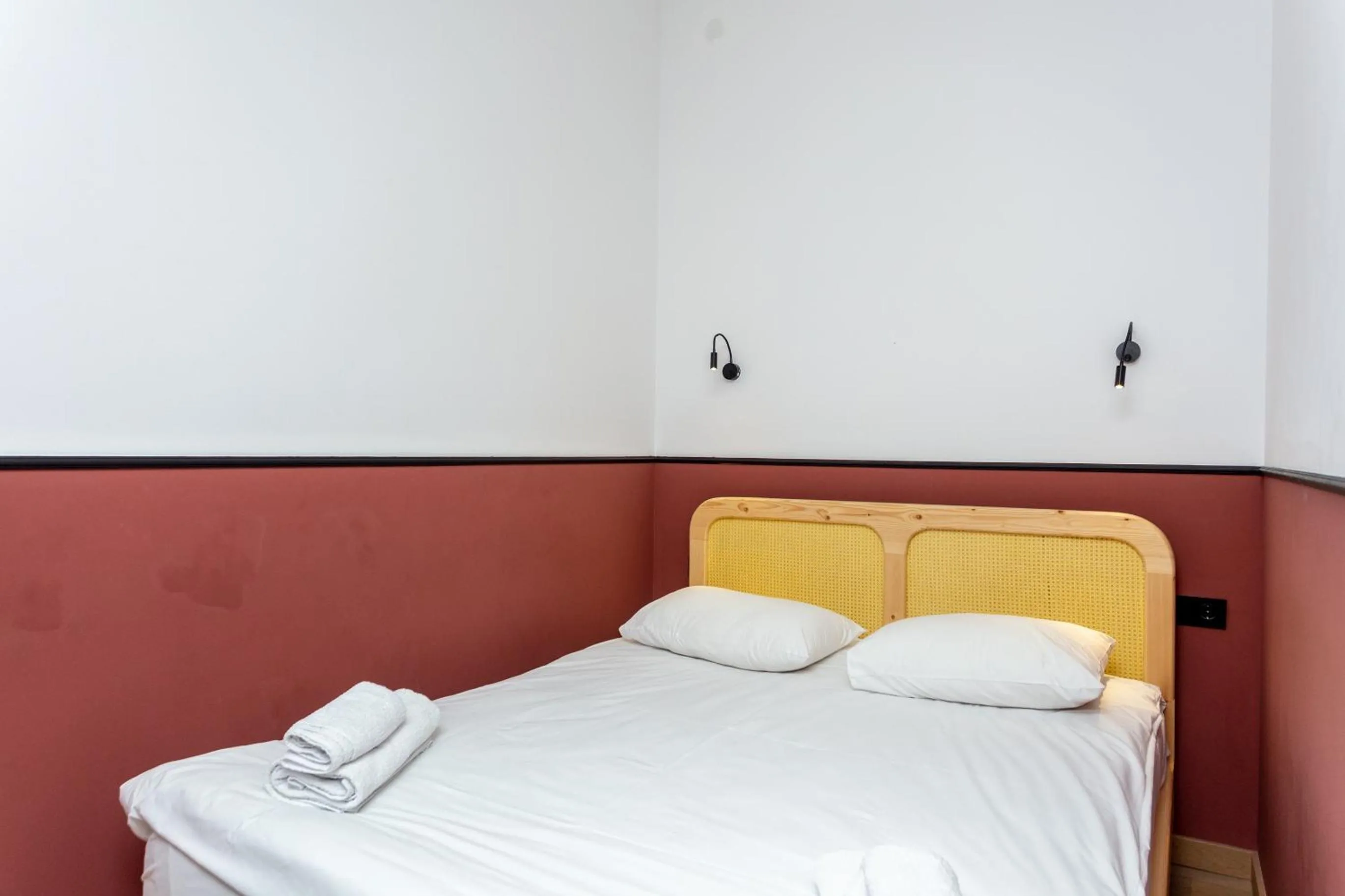 Bed in Shota Rustaveli Aparthotel