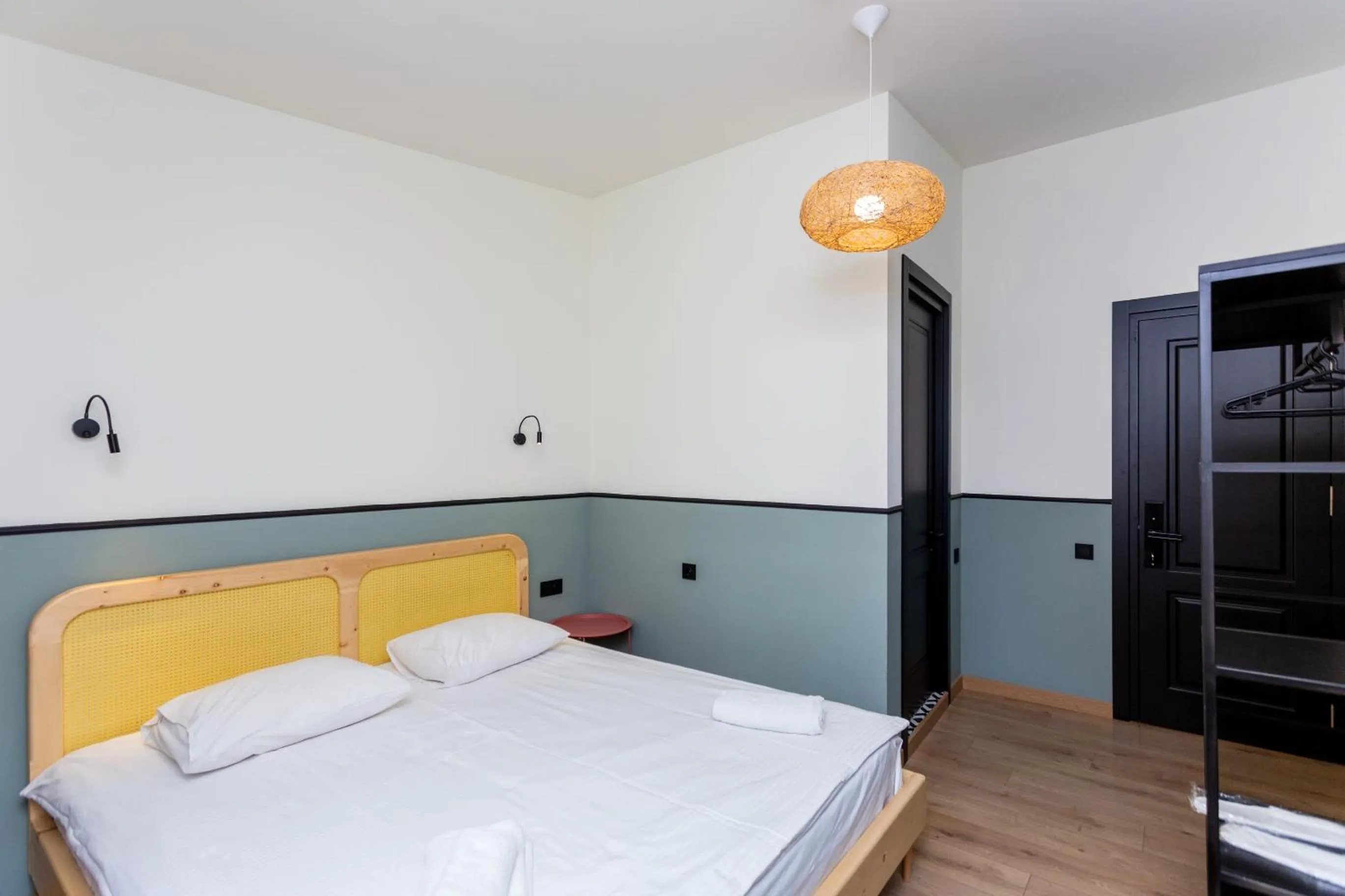 Bed in Shota Rustaveli Aparthotel