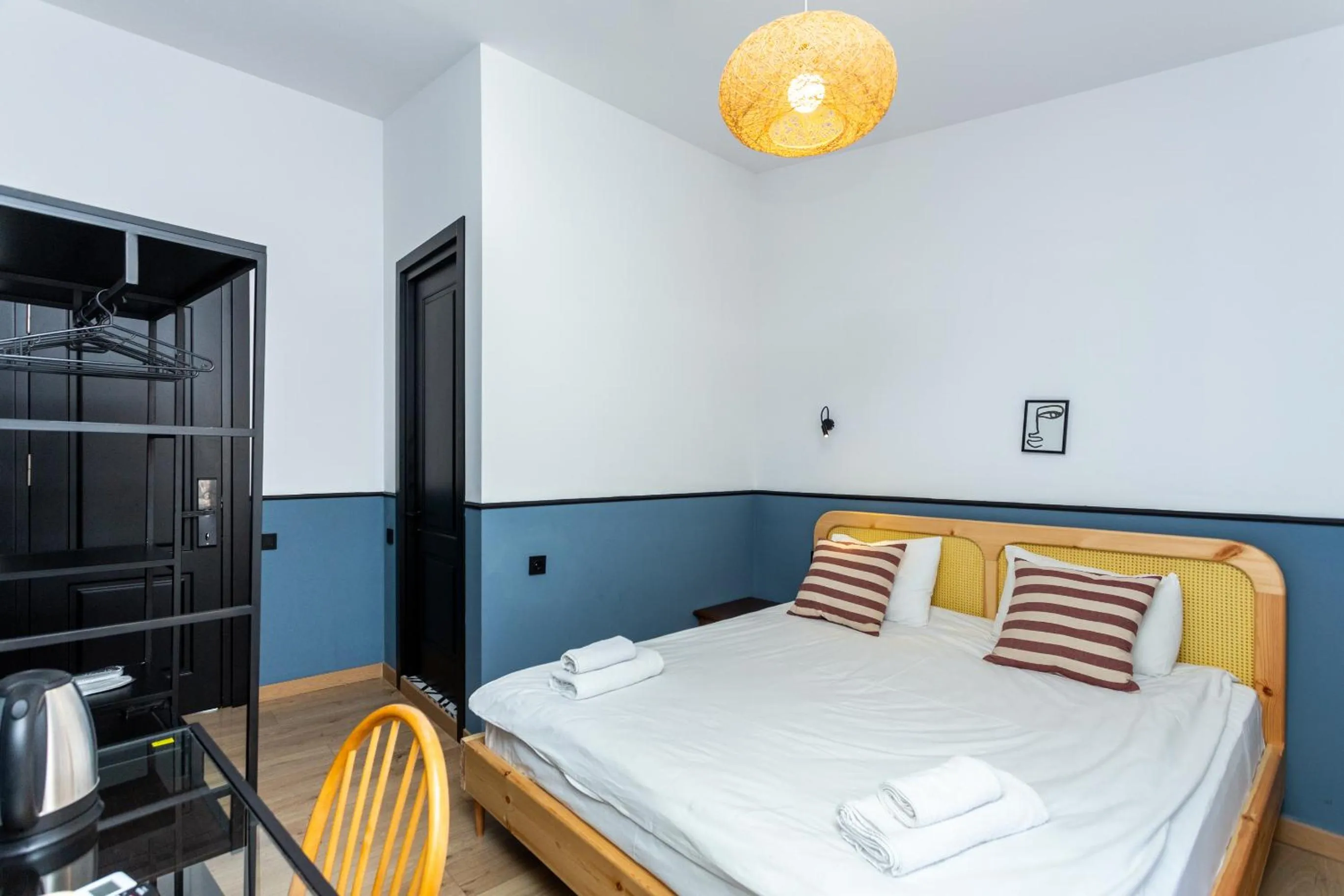 Bed in Shota Rustaveli Aparthotel