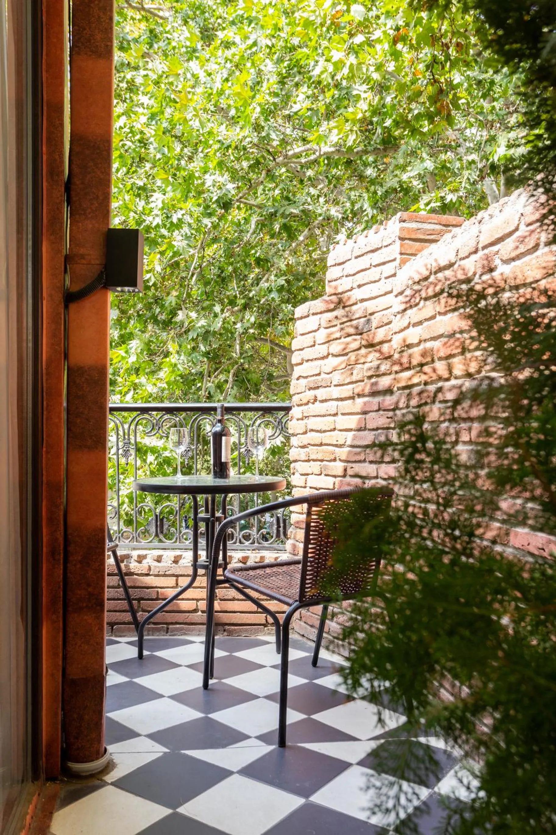 Balcony/Terrace in Shota Rustaveli Aparthotel