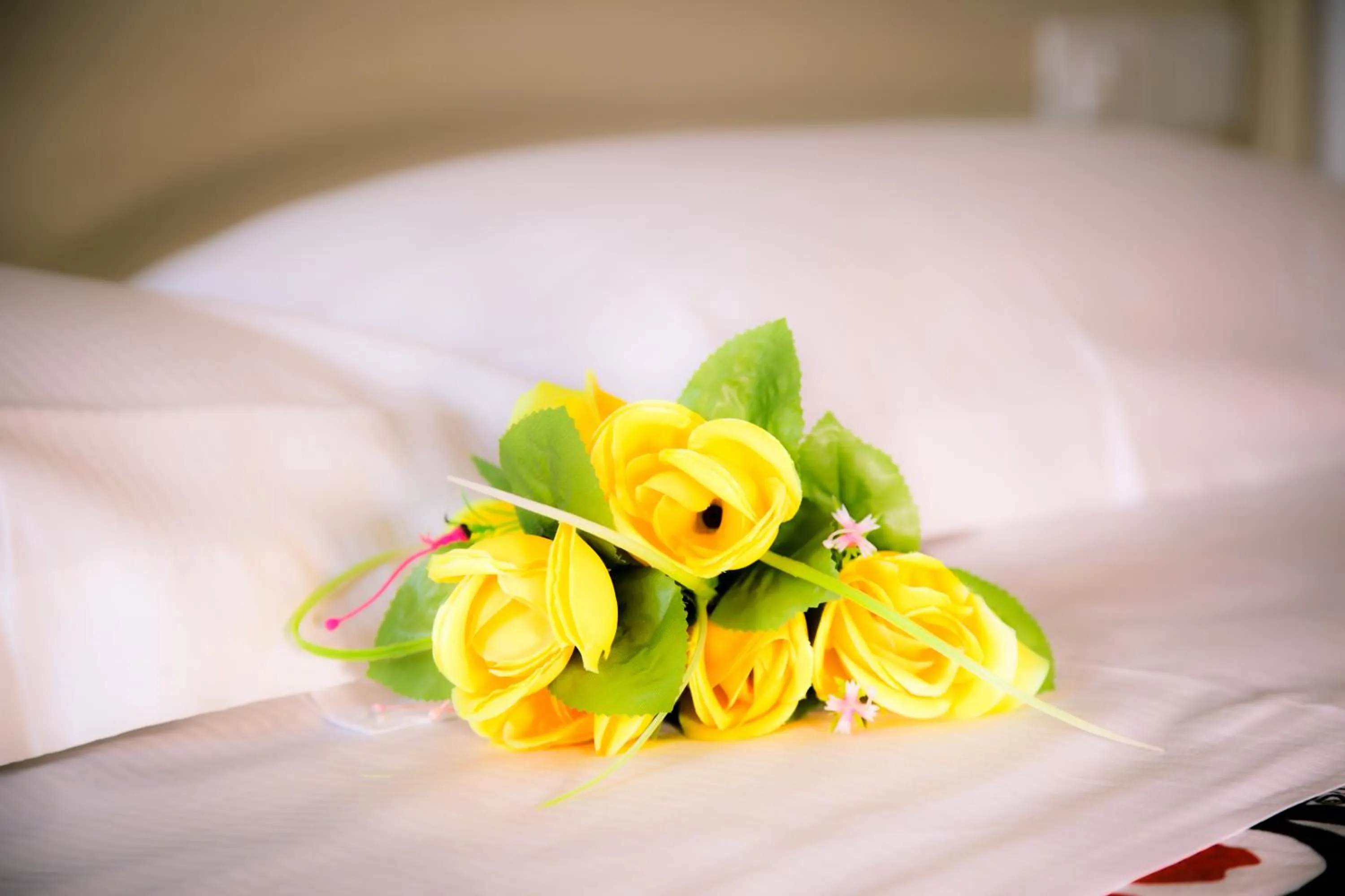 Decorative detail, Bed in St. Peter Central Rooms B&B