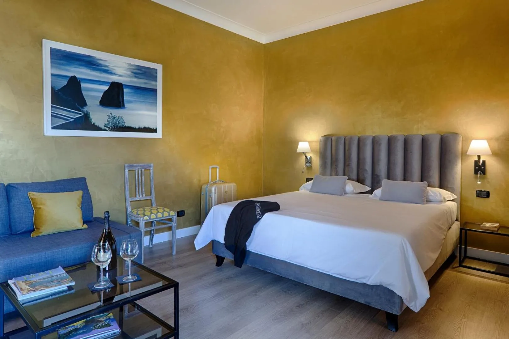 Bed in Casa Pacifico Pompei