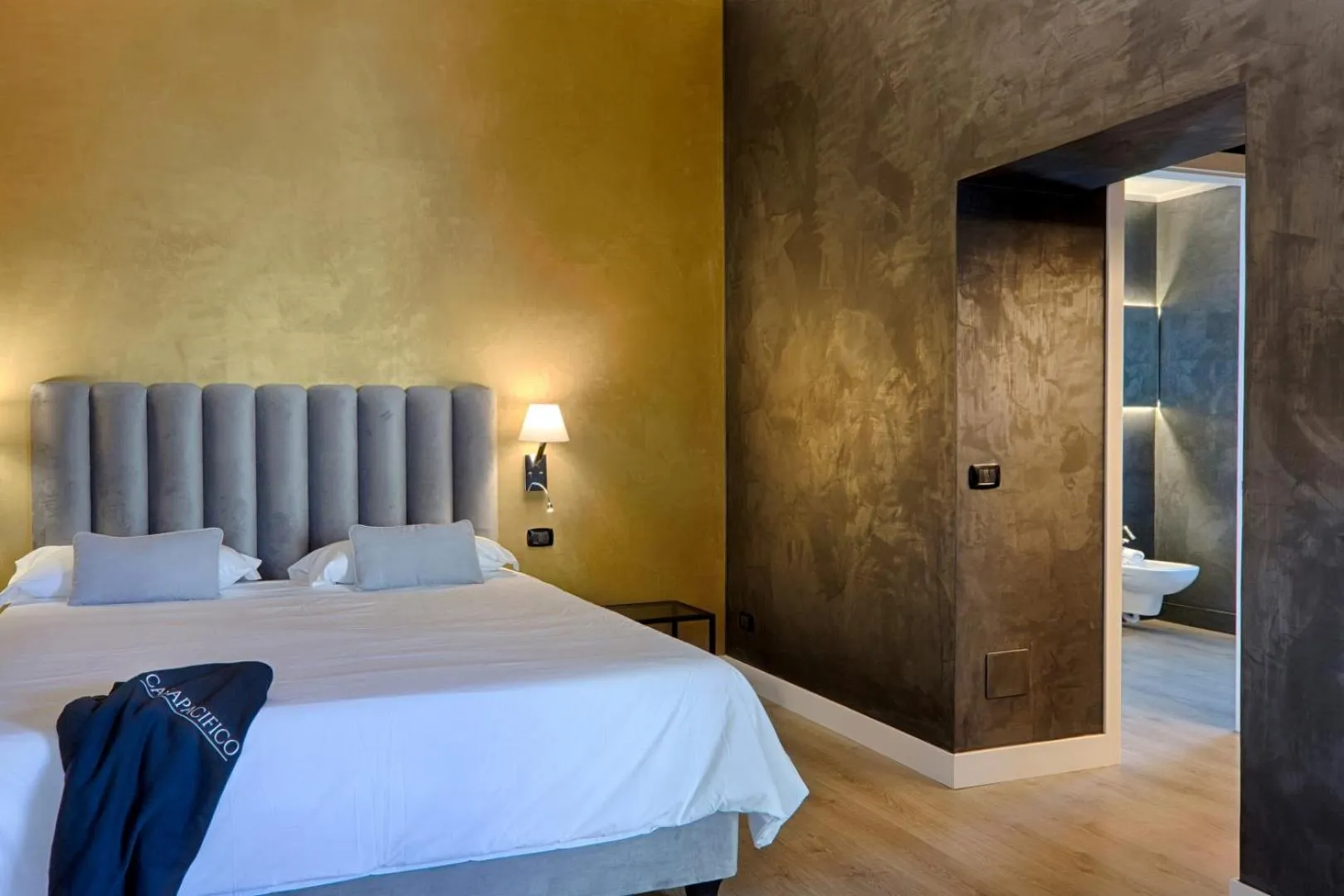 Bed in Casa Pacifico Pompei