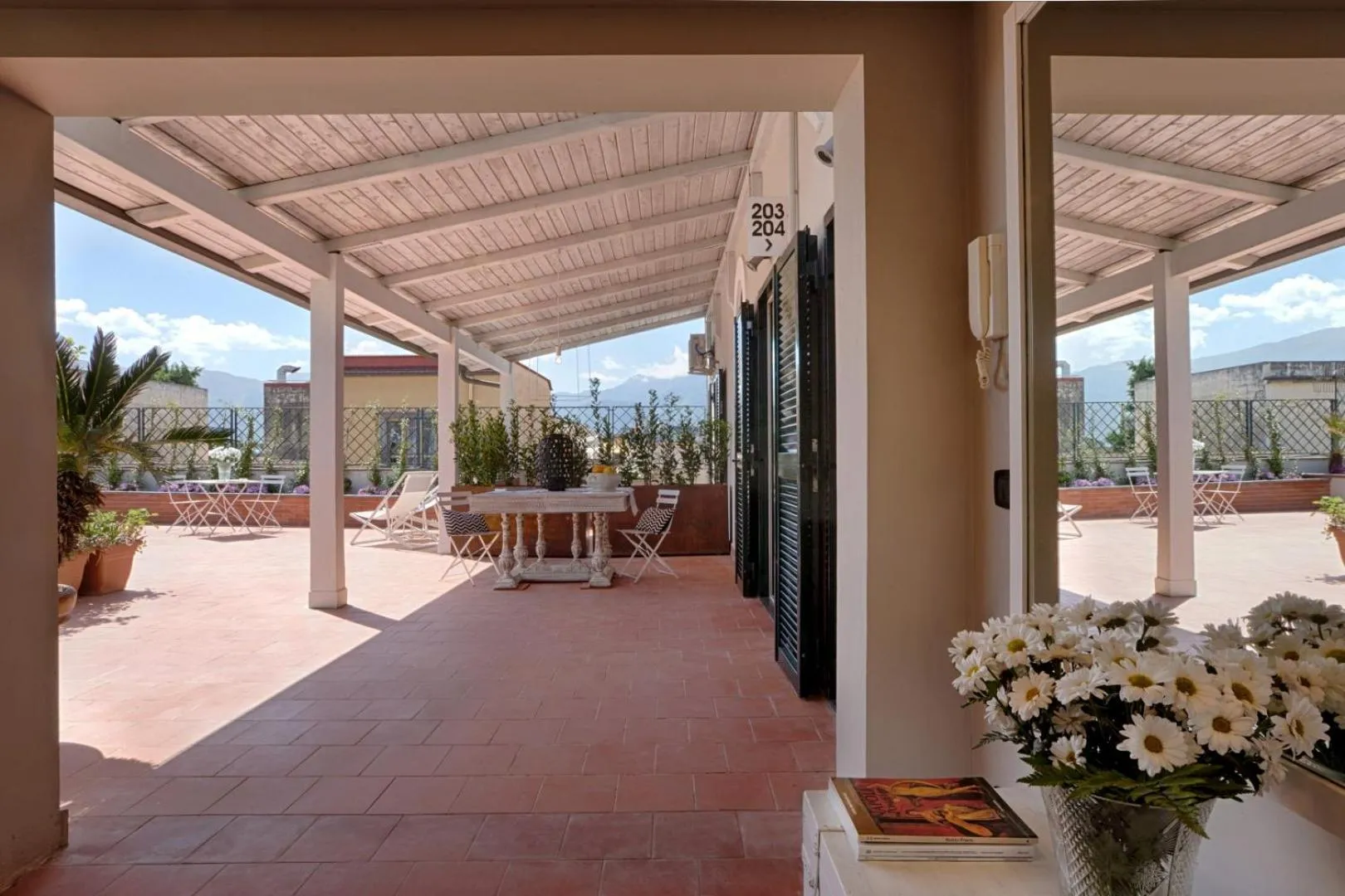 Patio in Casa Pacifico Pompei