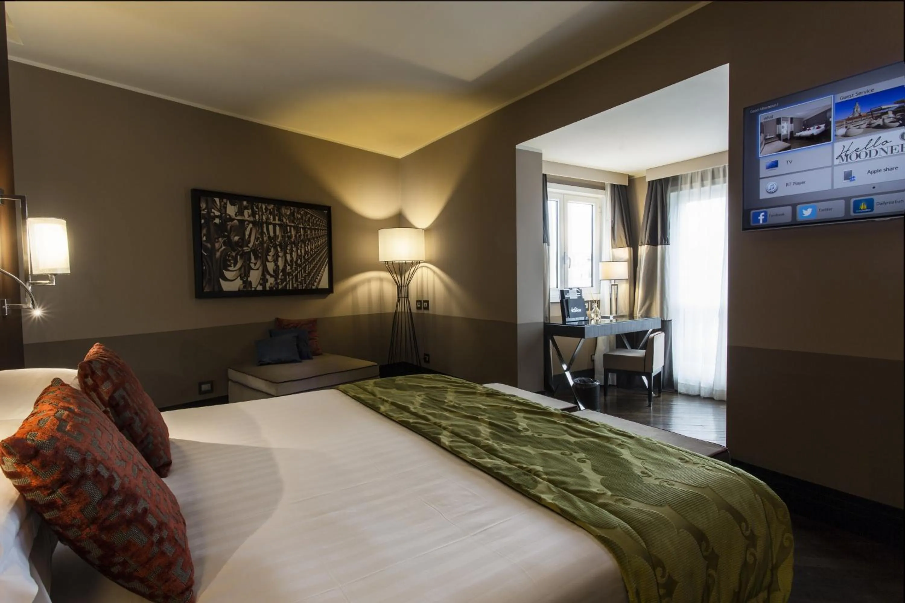 Bed in Rome Times Hotel