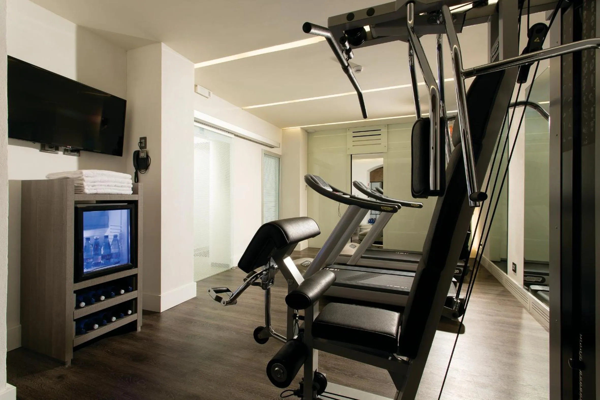Fitness centre/facilities in Rome Times Hotel