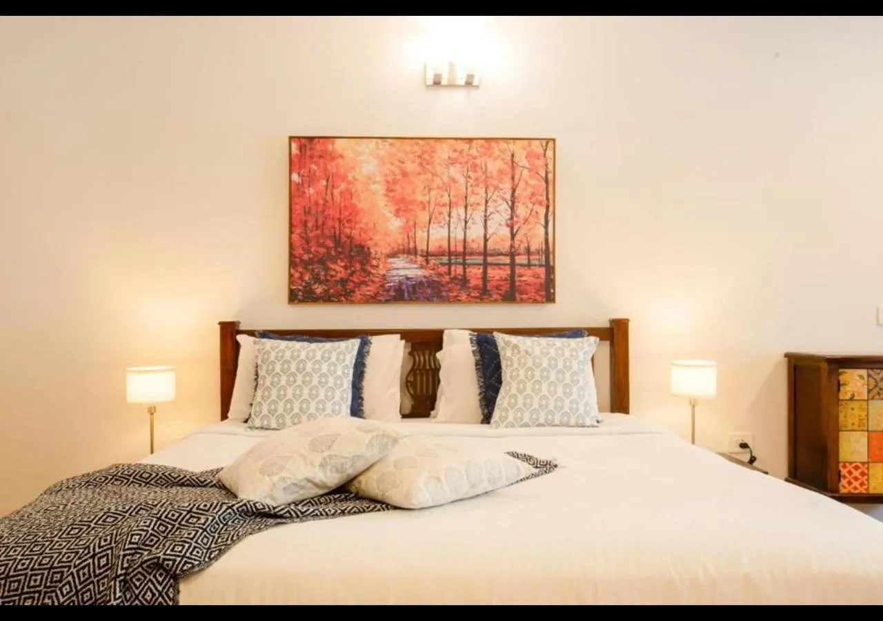 Bed in Aguada Anchorage - The Villa Resort, Candolim