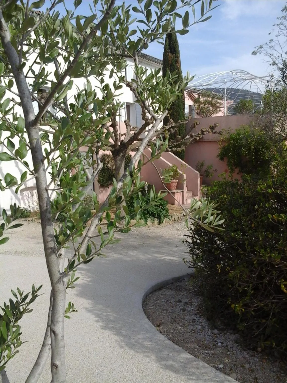 Garden in Logis Hôtel La Bastide des Monges