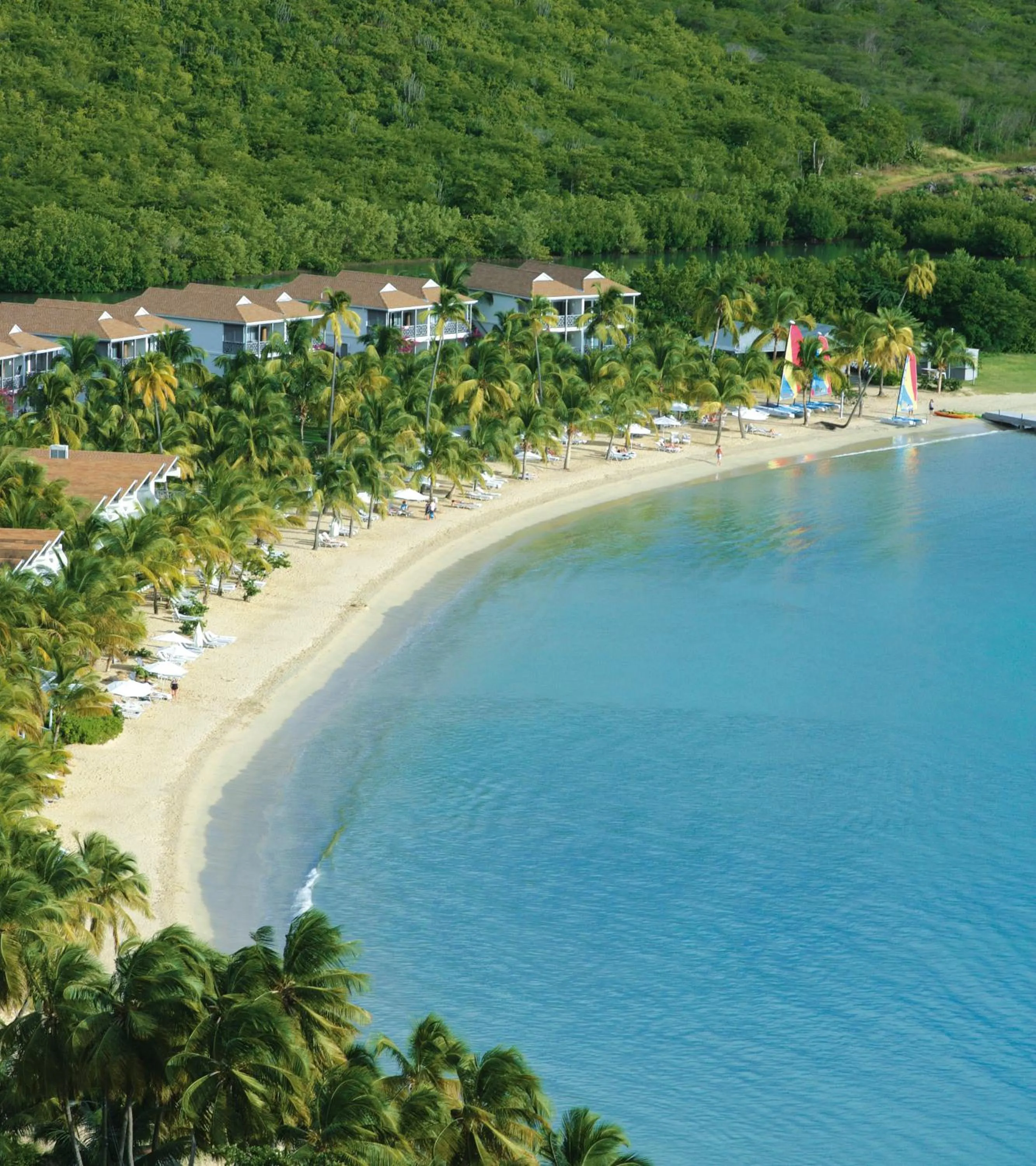 Bird's eye view in Carlisle Bay