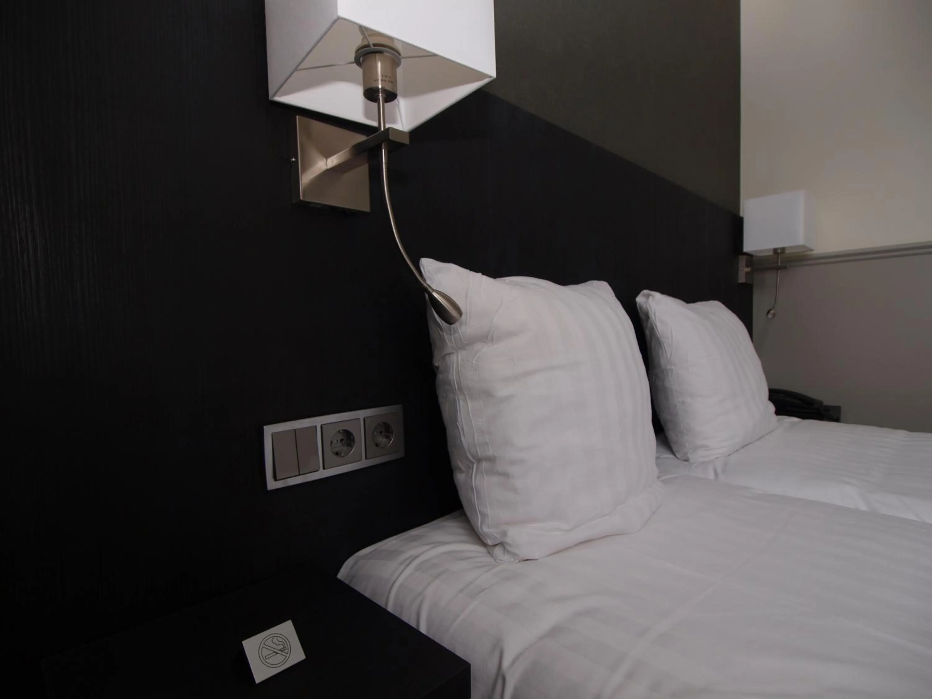 Bed in Hotel Clemens