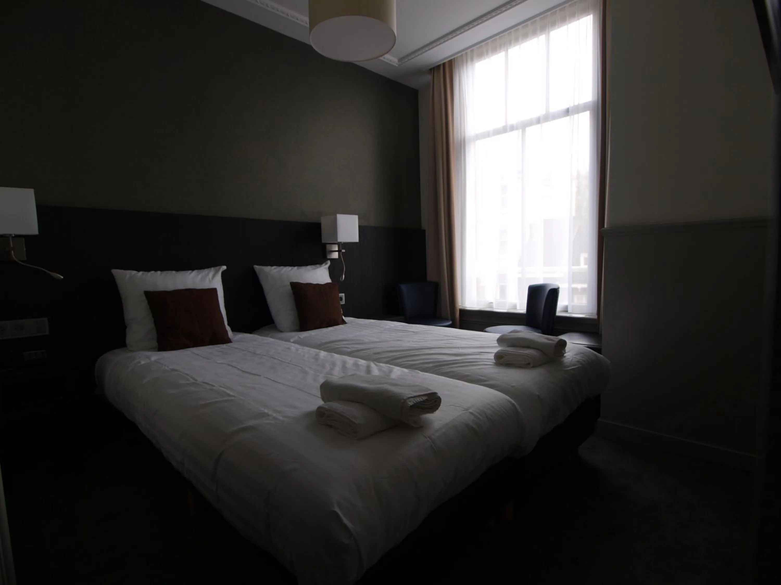 Bed in Hotel Clemens