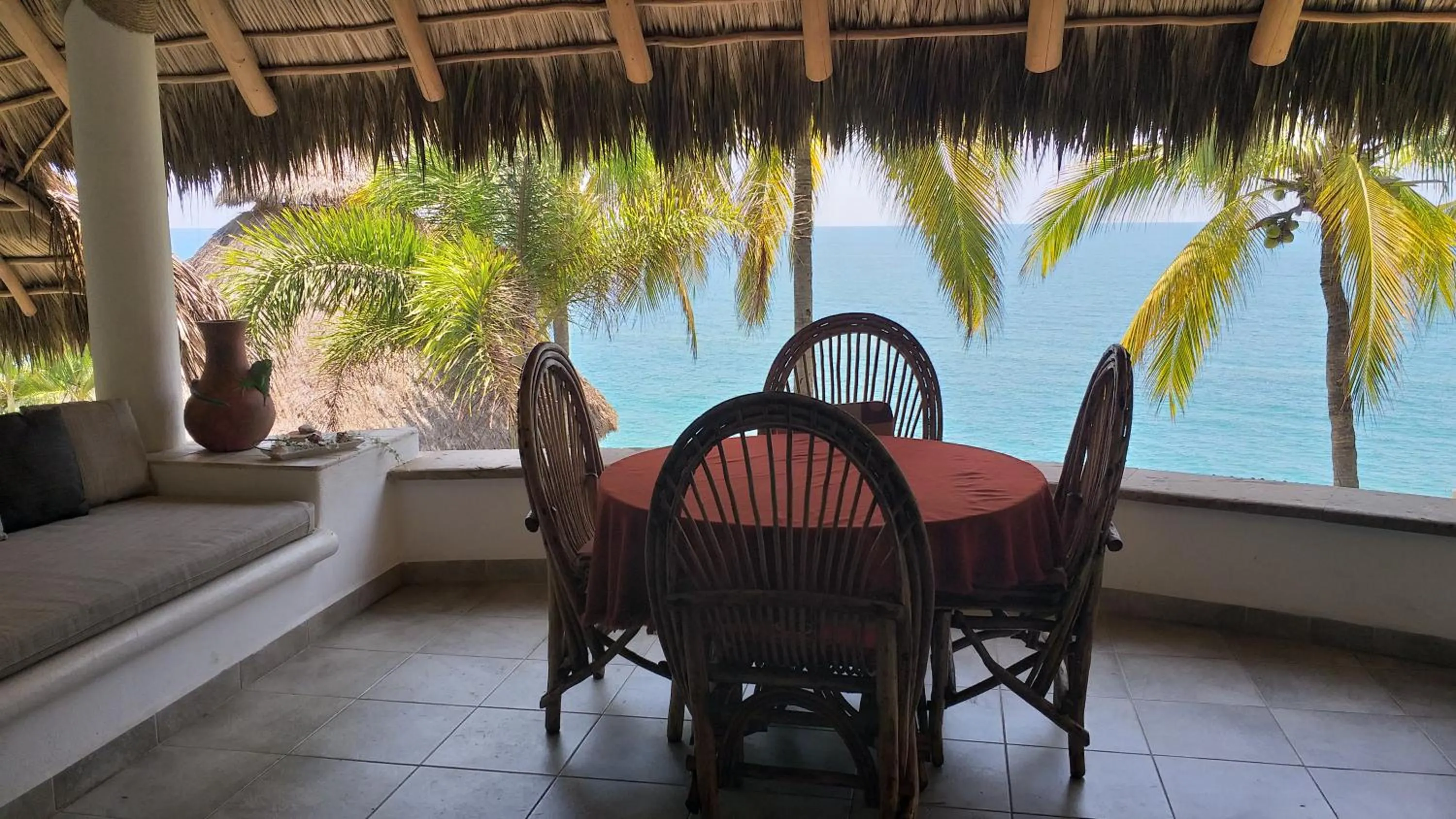 Balcony/Terrace in Bungalows Lydia San Pancho