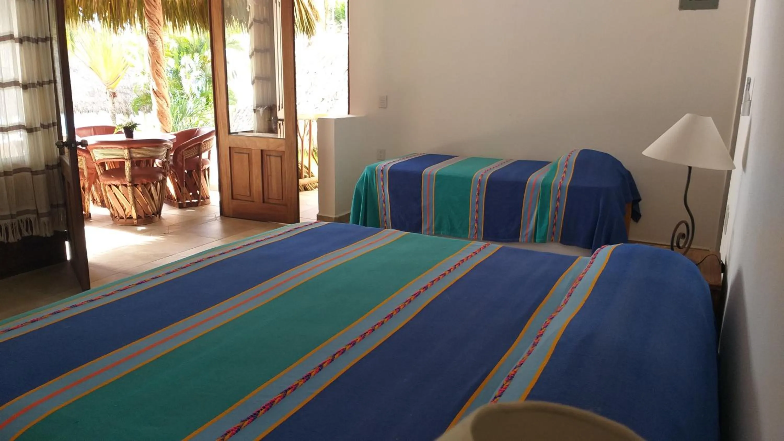 Bedroom, Bed in Bungalows Lydia San Pancho