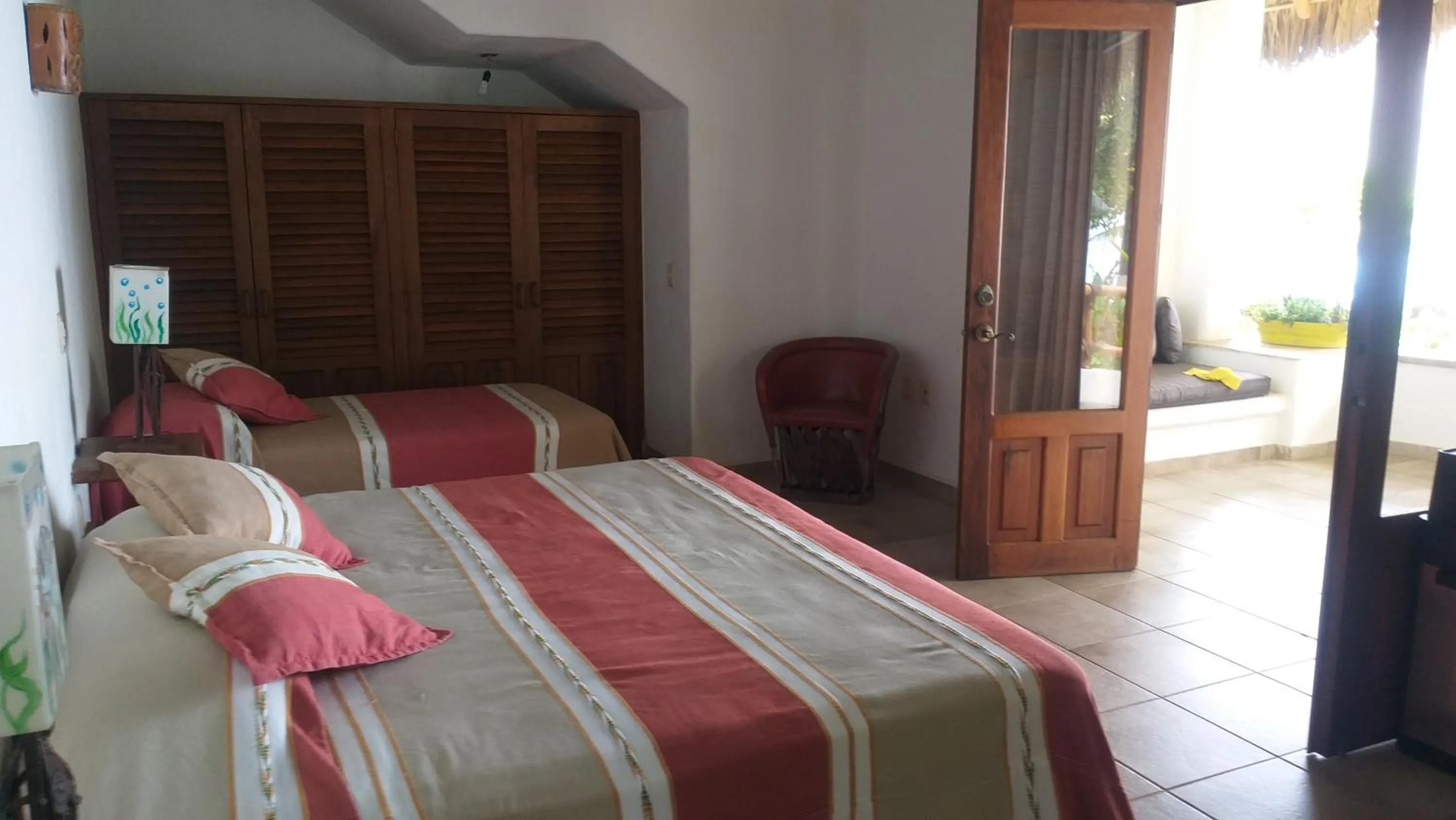 Bedroom, Bed in Bungalows Lydia San Pancho