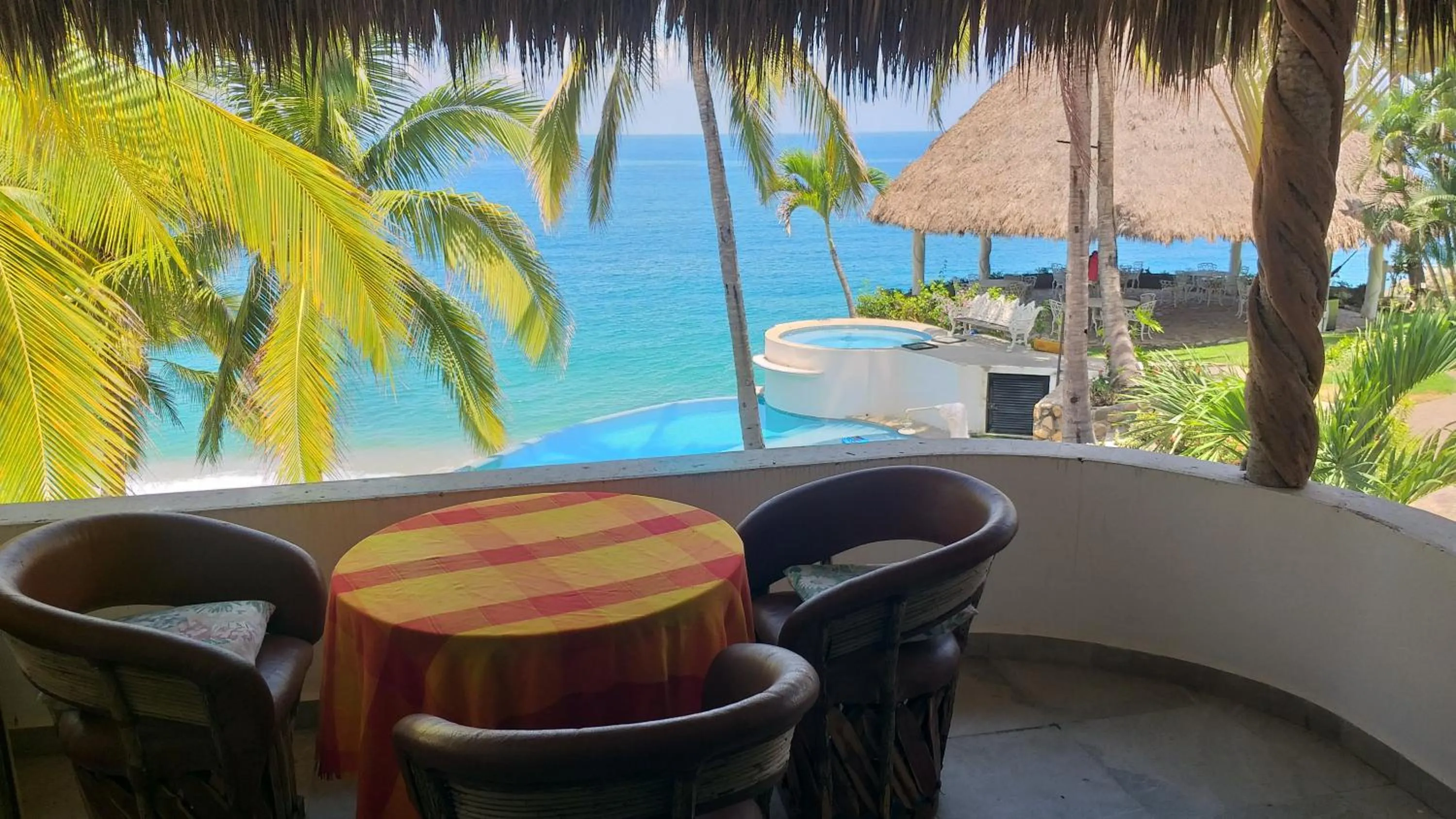 Balcony/Terrace in Bungalows Lydia San Pancho