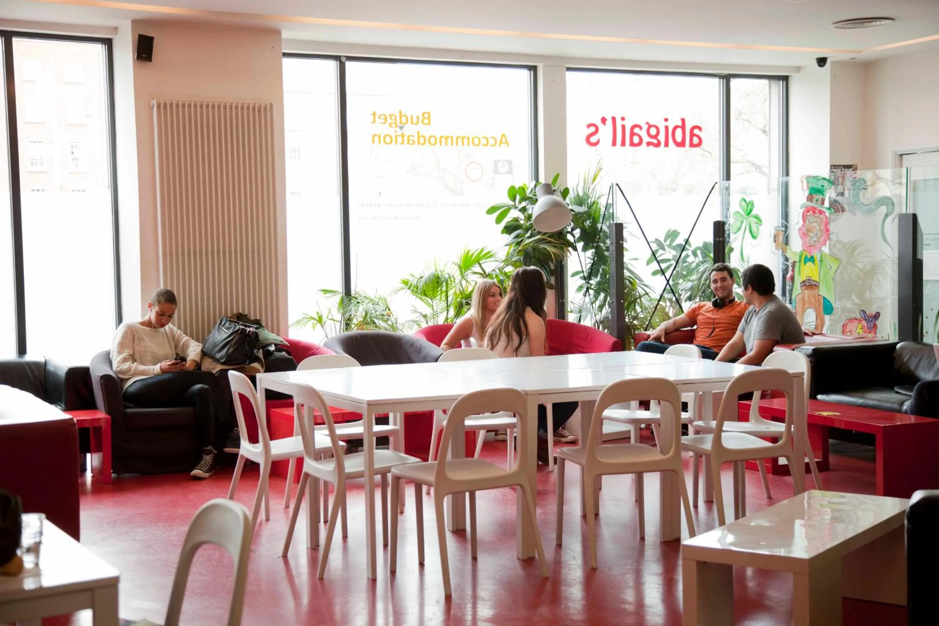 Lobby or reception in Abigail's Hostel