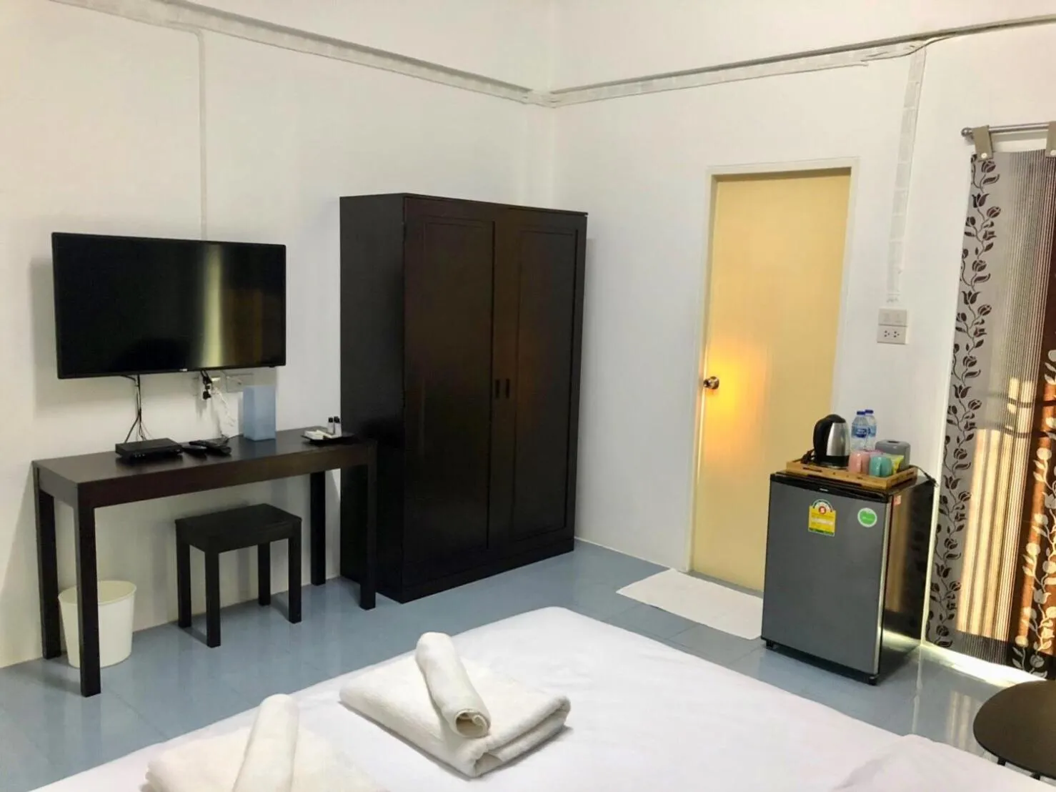 Communal lounge/ TV room, Bed in Oblique Apartment - ออฟบลิค อพาร์ทเมนท์