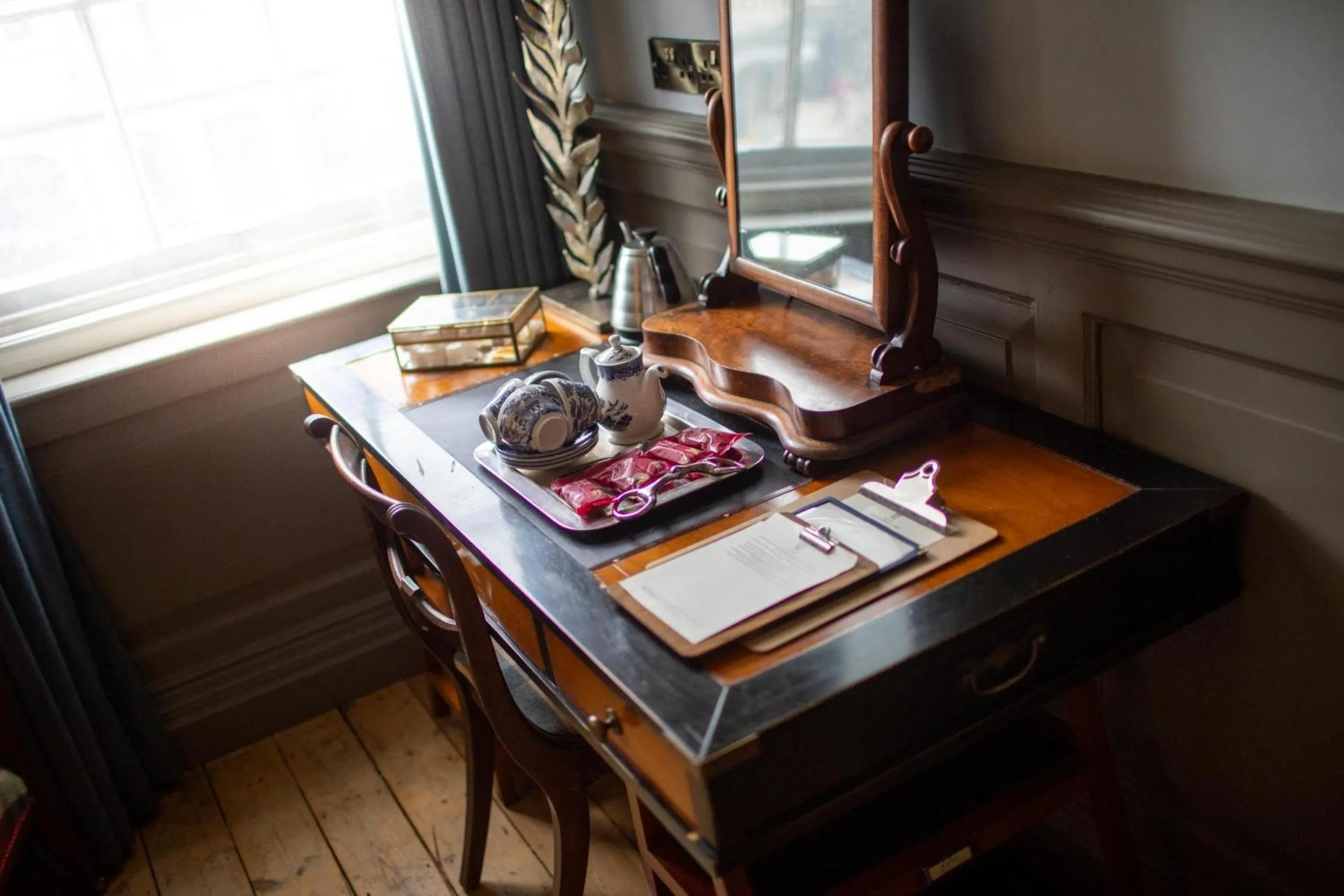 Decorative detail in The Crown Hotel