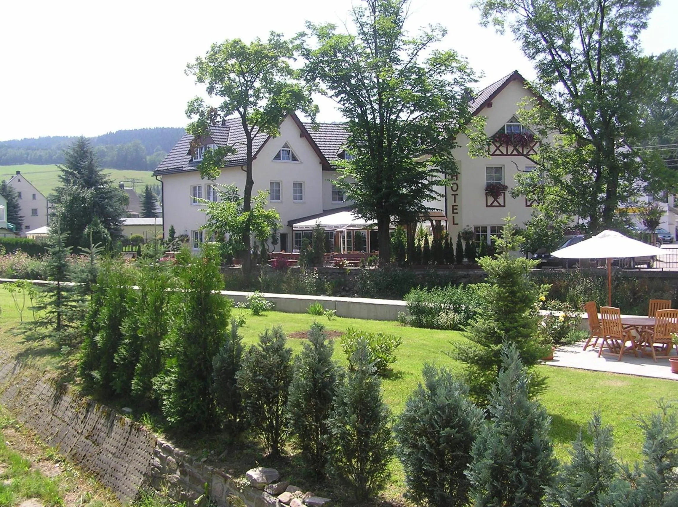 Garden in Hotel Bergschlößchen