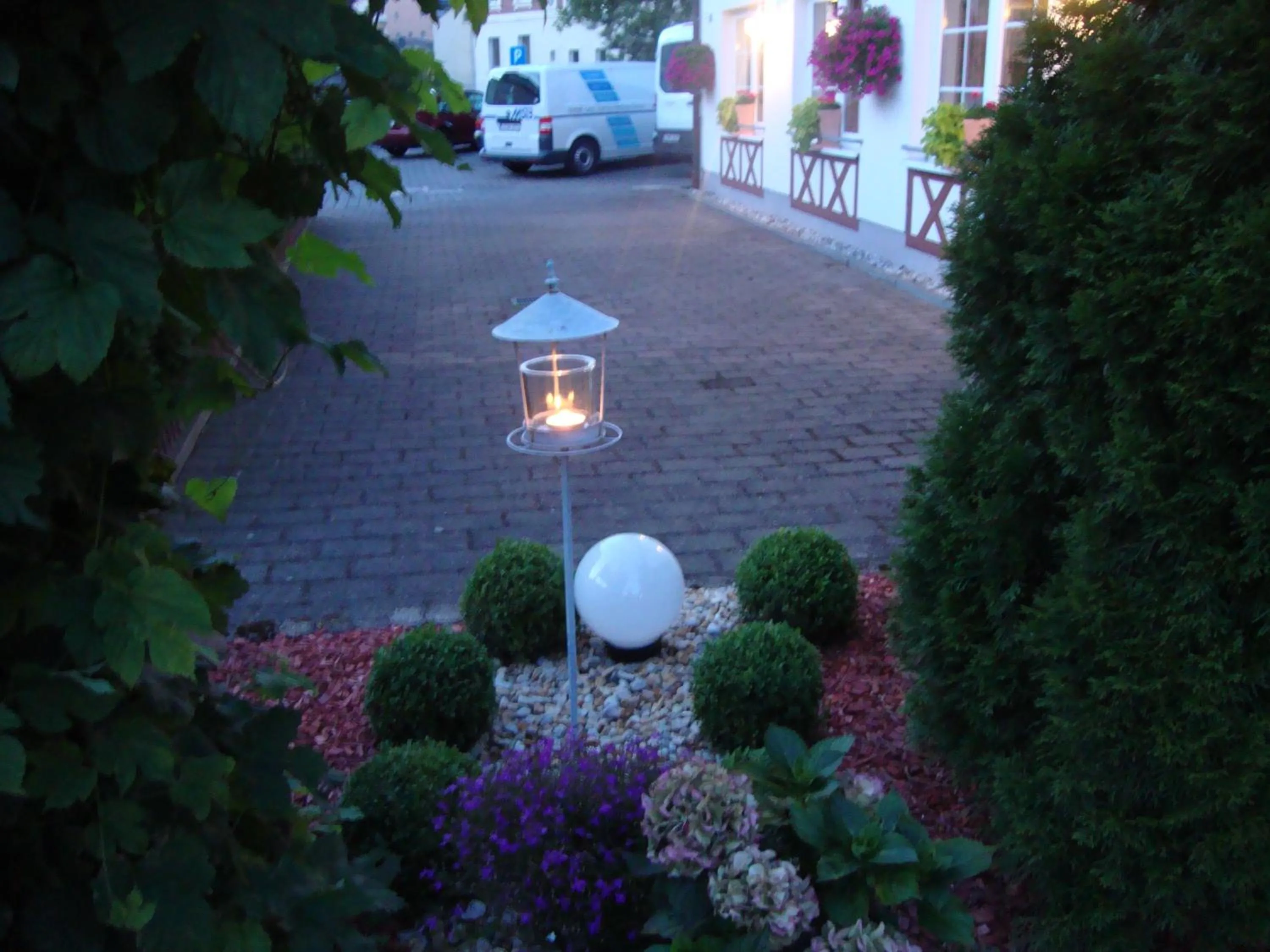 Garden view in Hotel Bergschlößchen