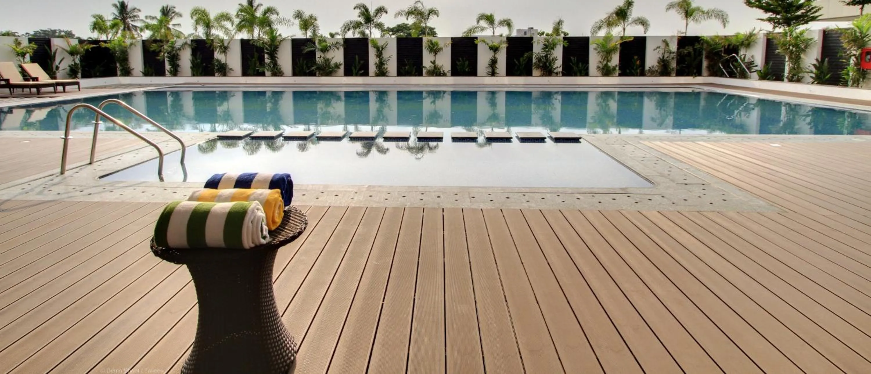 Swimming pool in Ramada by Wyndham Bengaluru Yelahanka