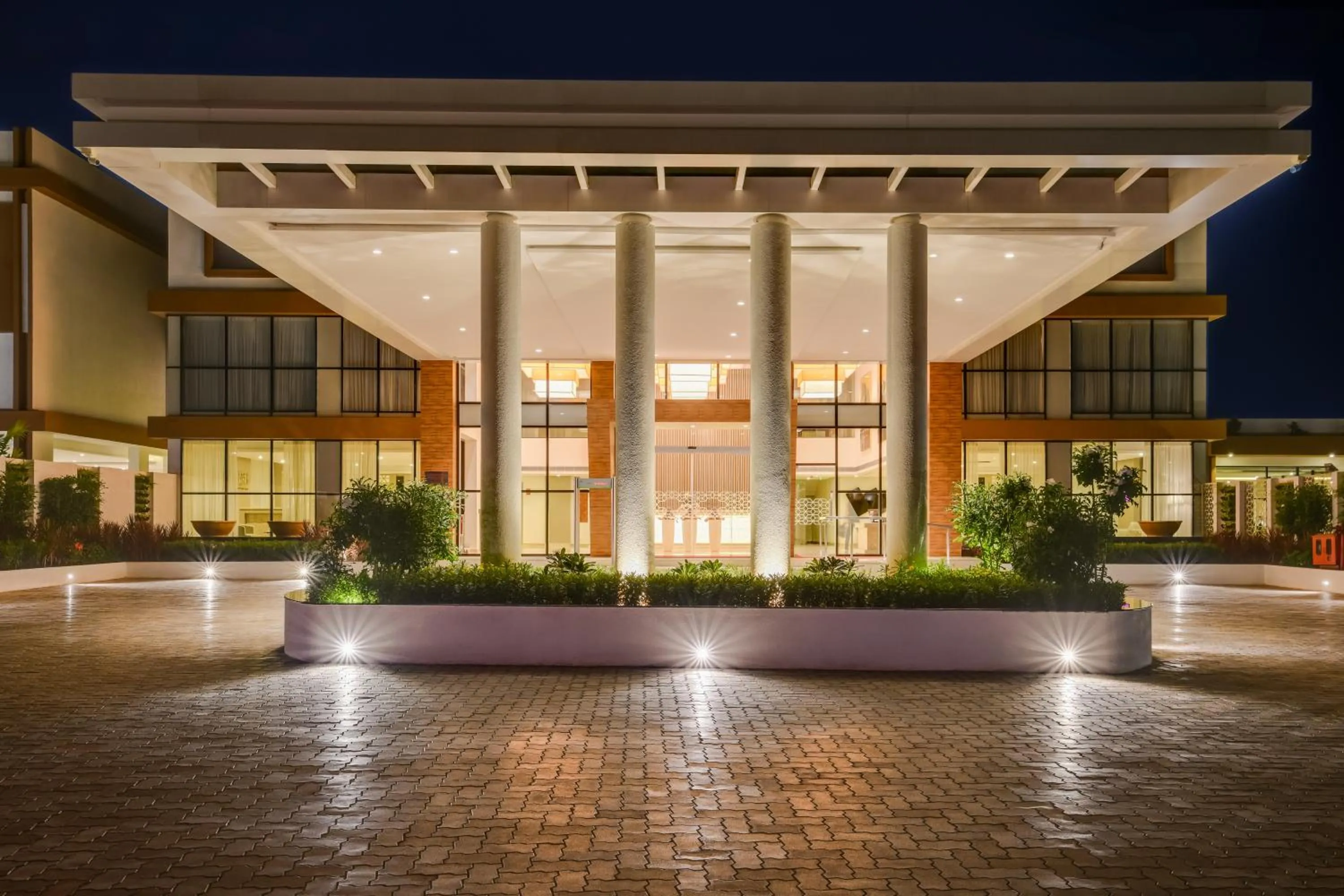 Facade/entrance in Ramada by Wyndham Bengaluru Yelahanka