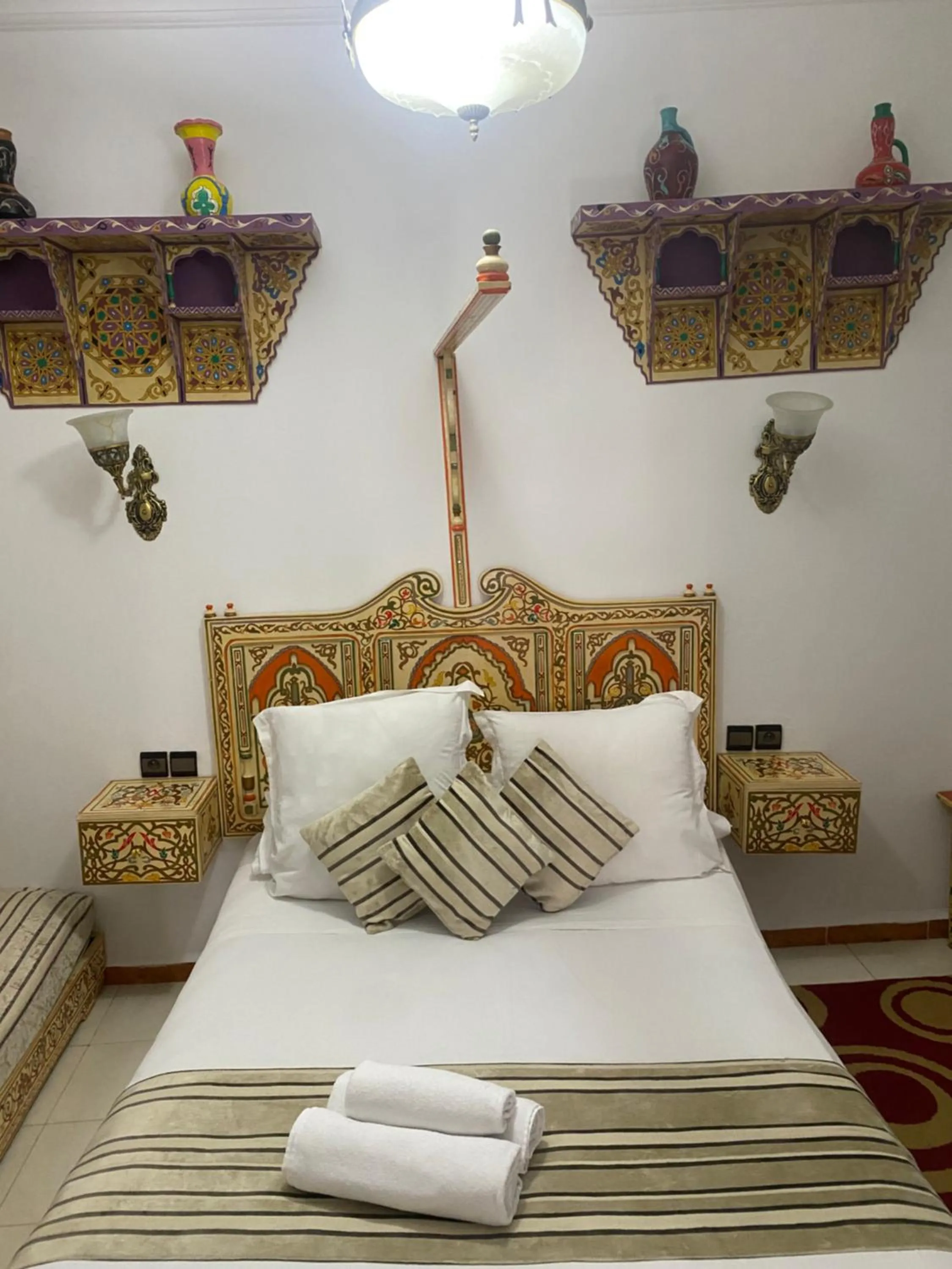 Bed in Hotel Casa Khaldi