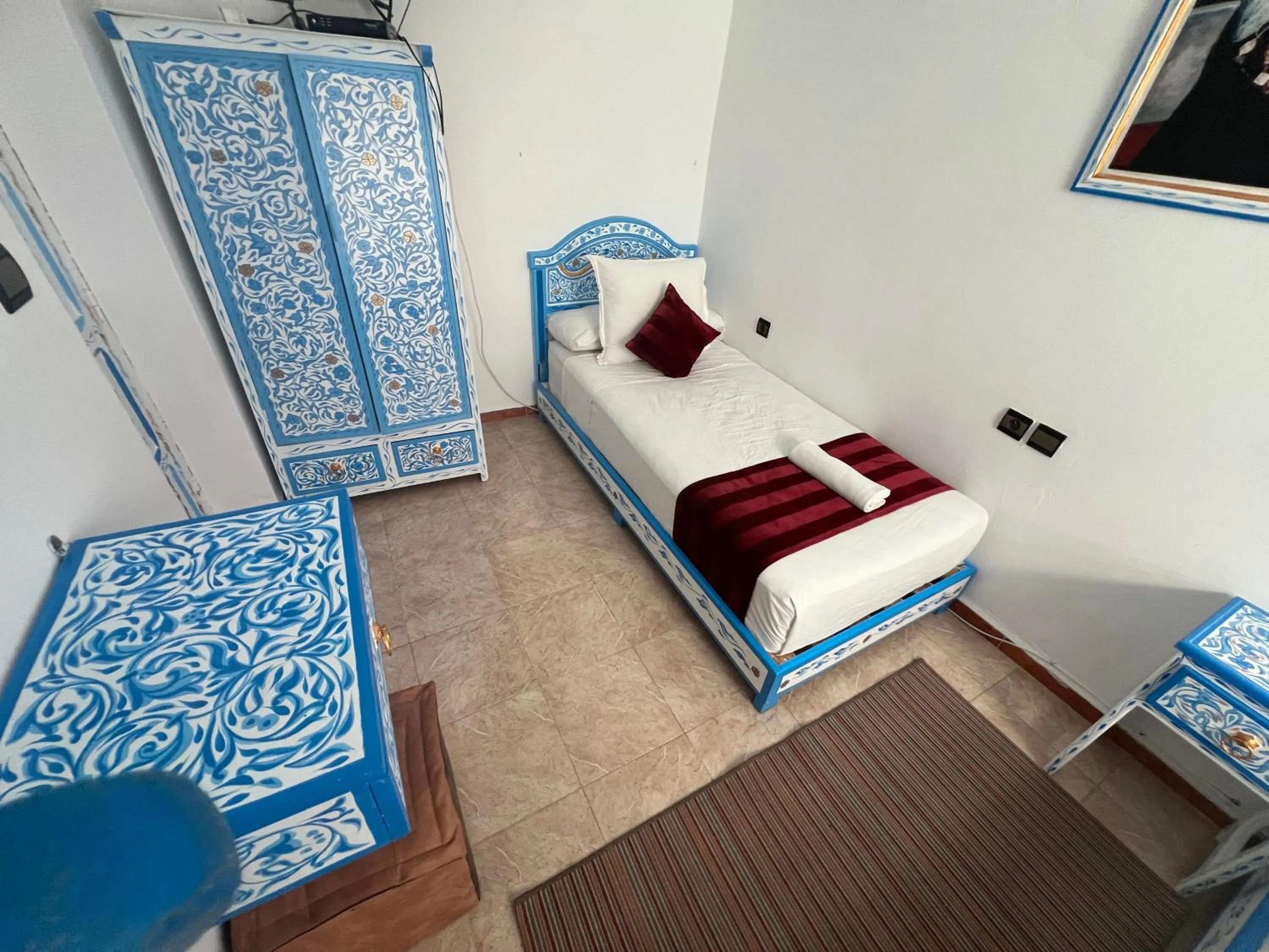 Bed in Hotel Casa Khaldi