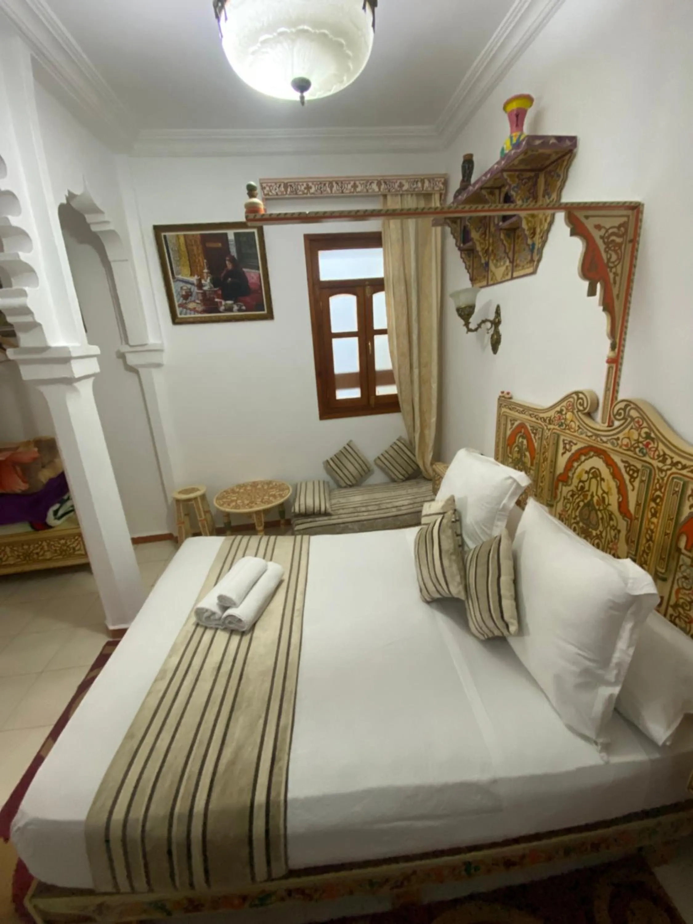 Bed in Hotel Casa Khaldi
