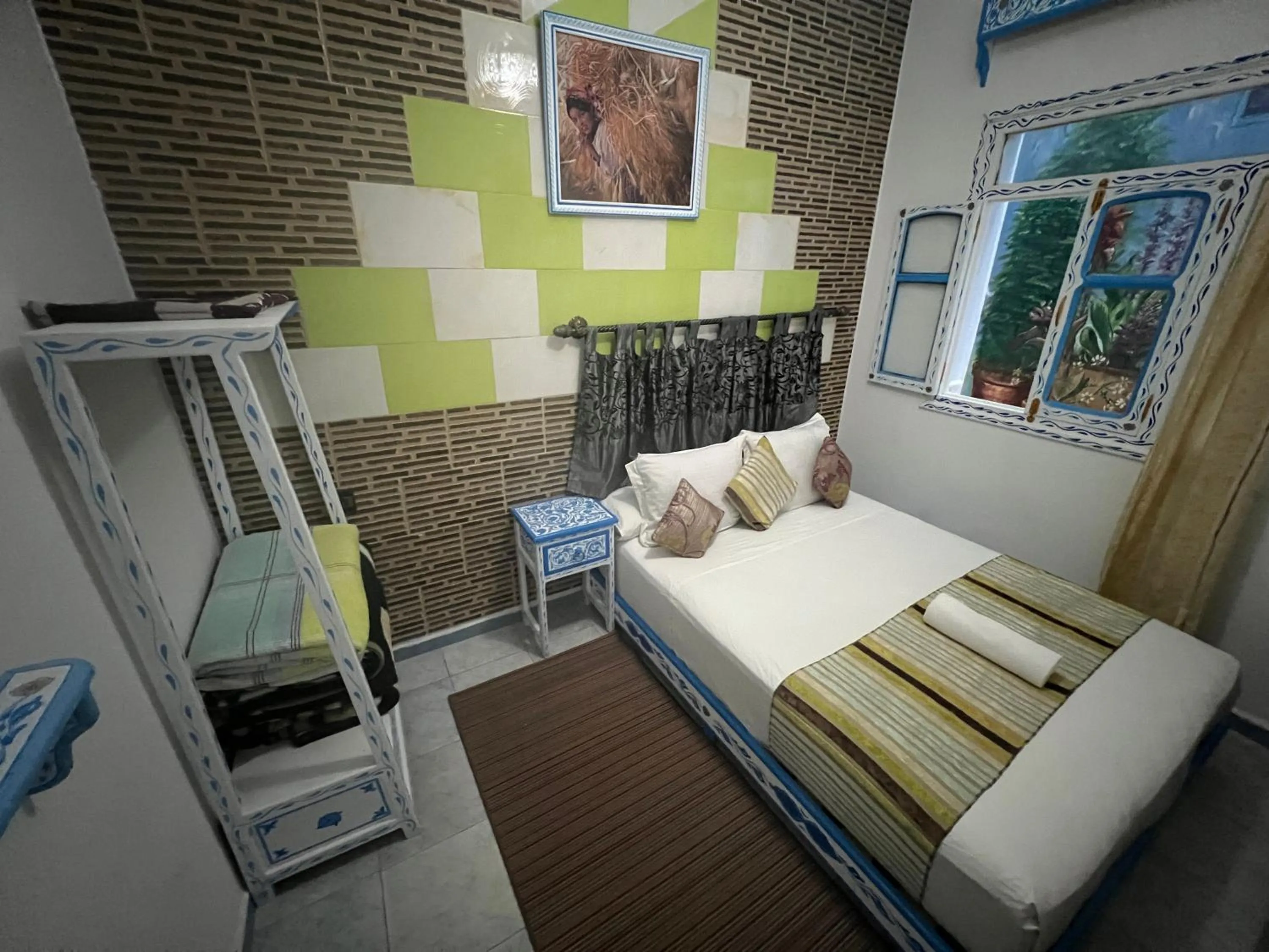 Bed in Hotel Casa Khaldi