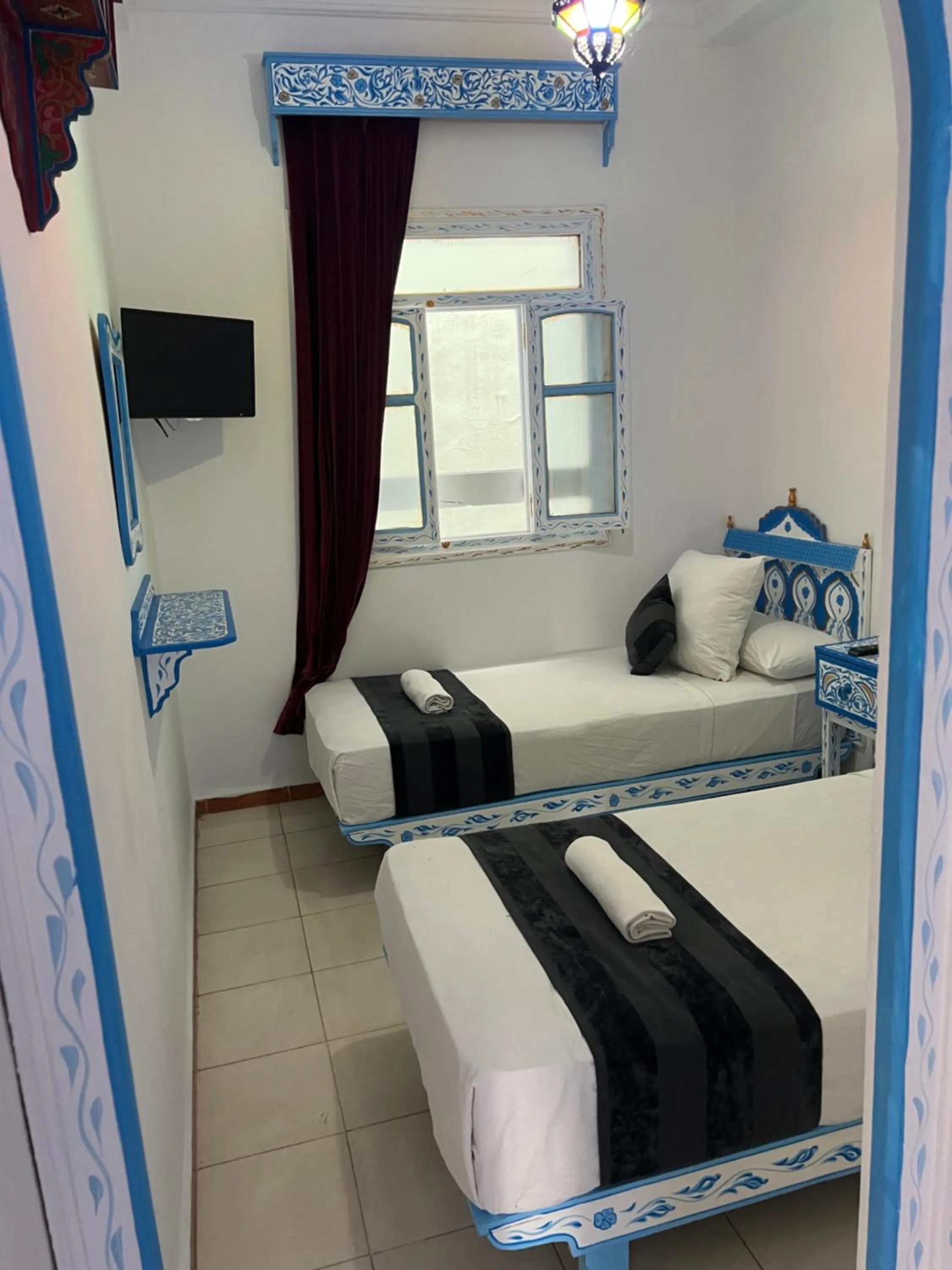 Bed in Hotel Casa Khaldi