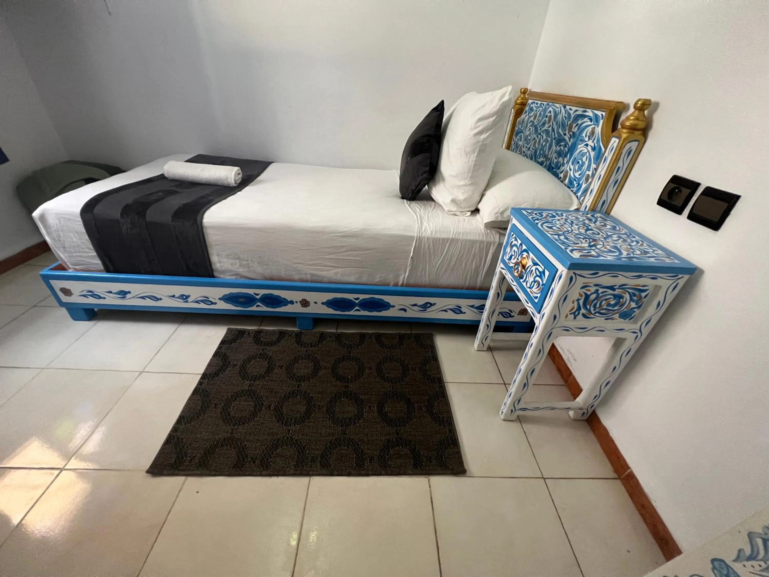 Bed in Hotel Casa Khaldi