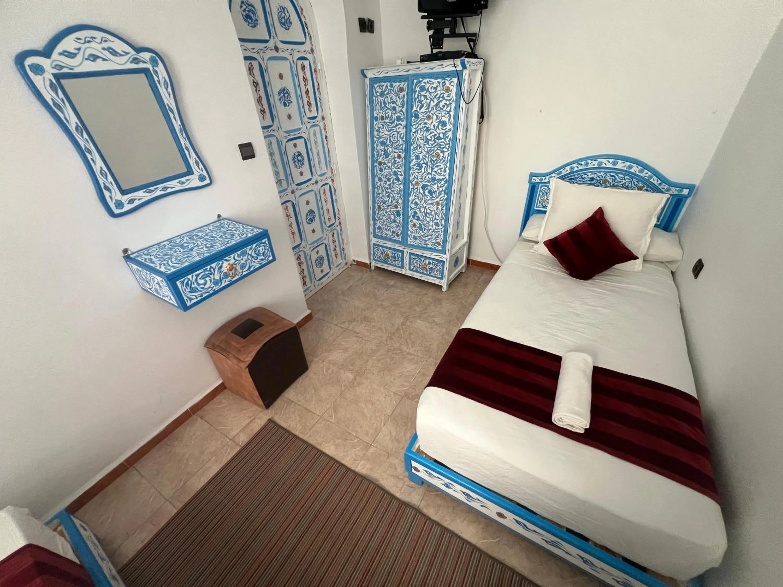 Bed in Hotel Casa Khaldi
