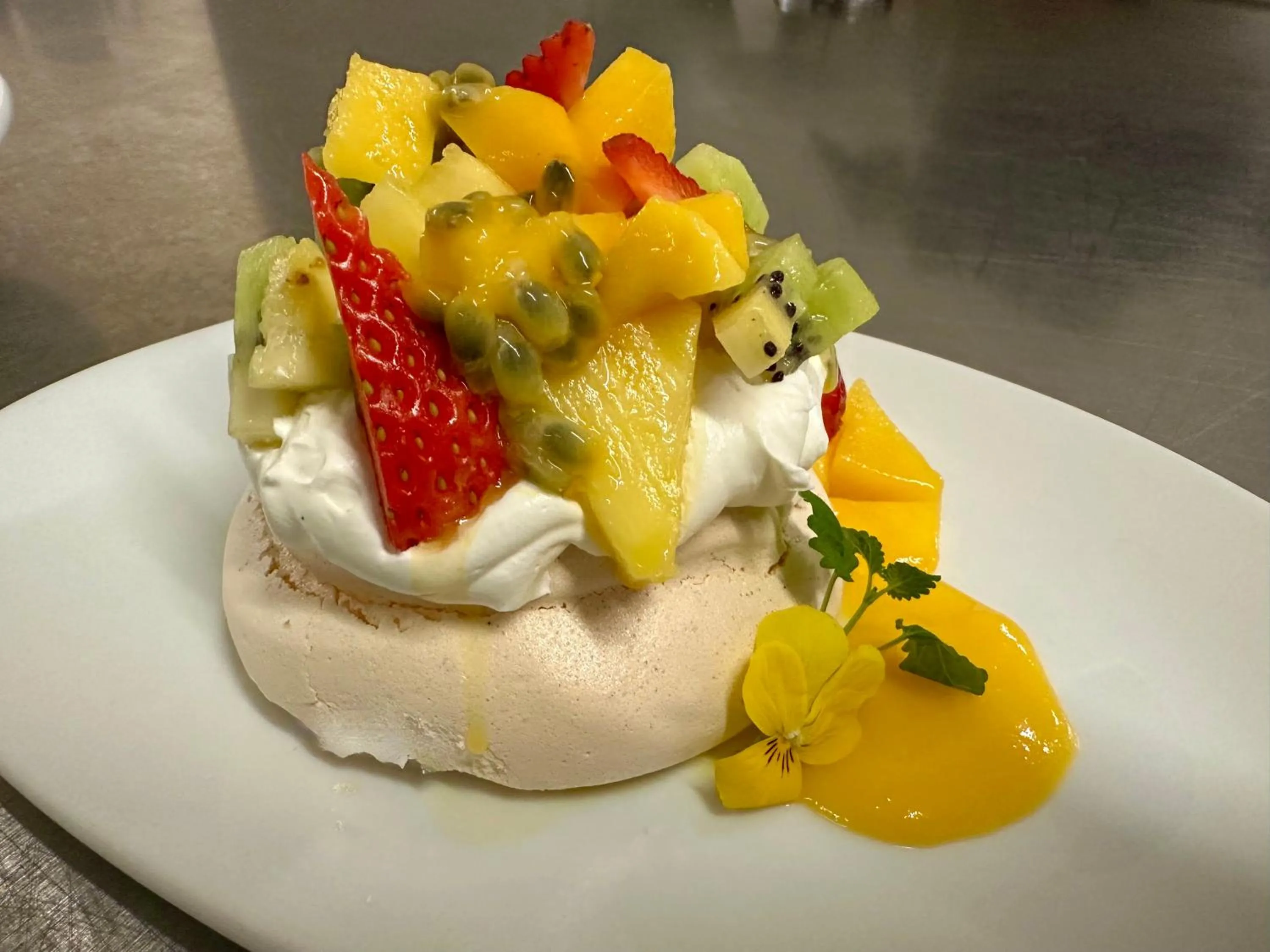 Food close-up in Caerwylan Hotel