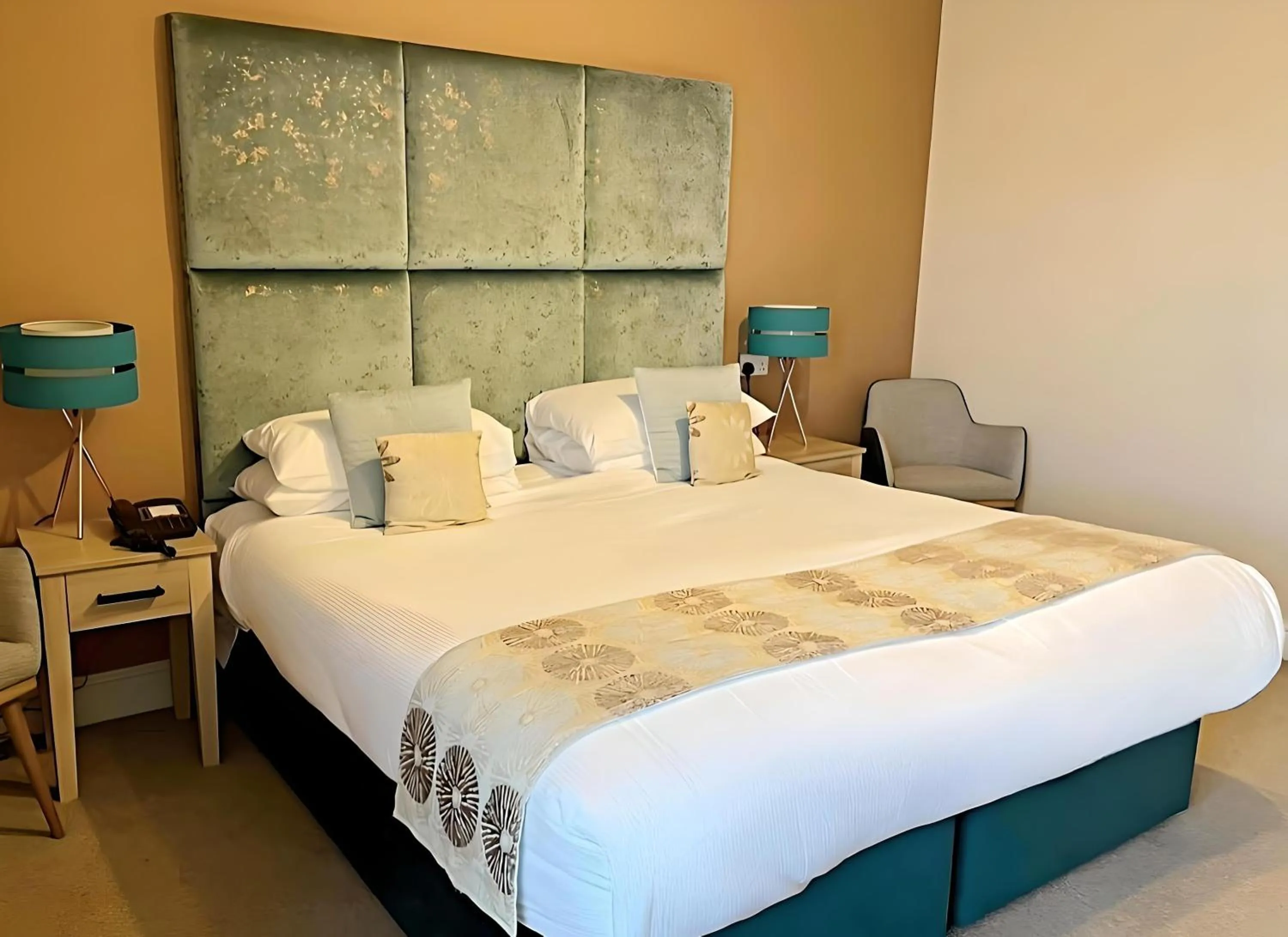 Bed in Caerwylan Hotel