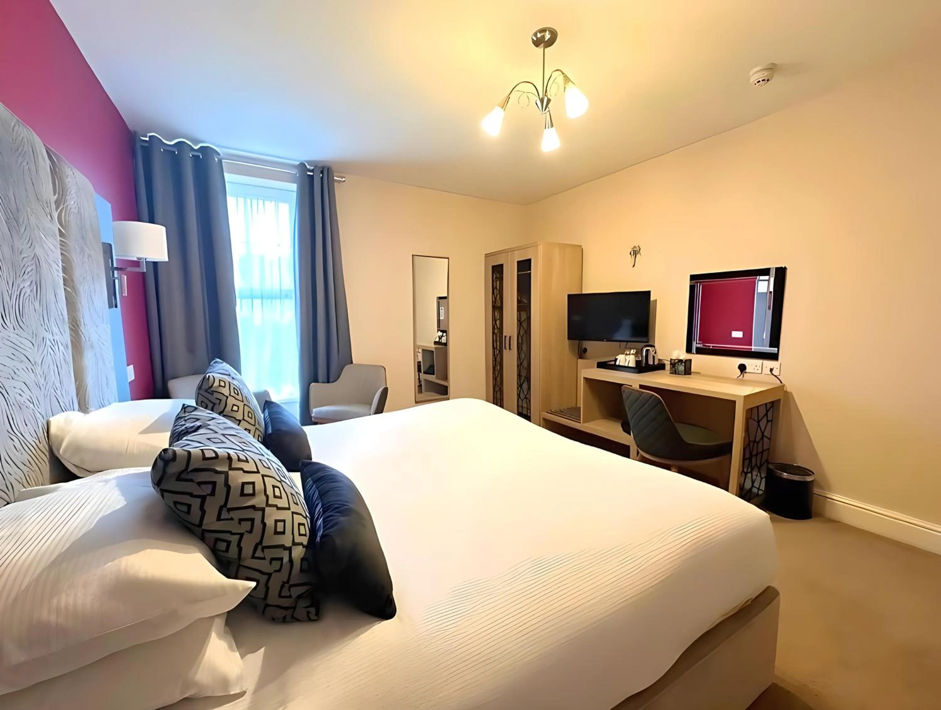 Bed in Caerwylan Hotel