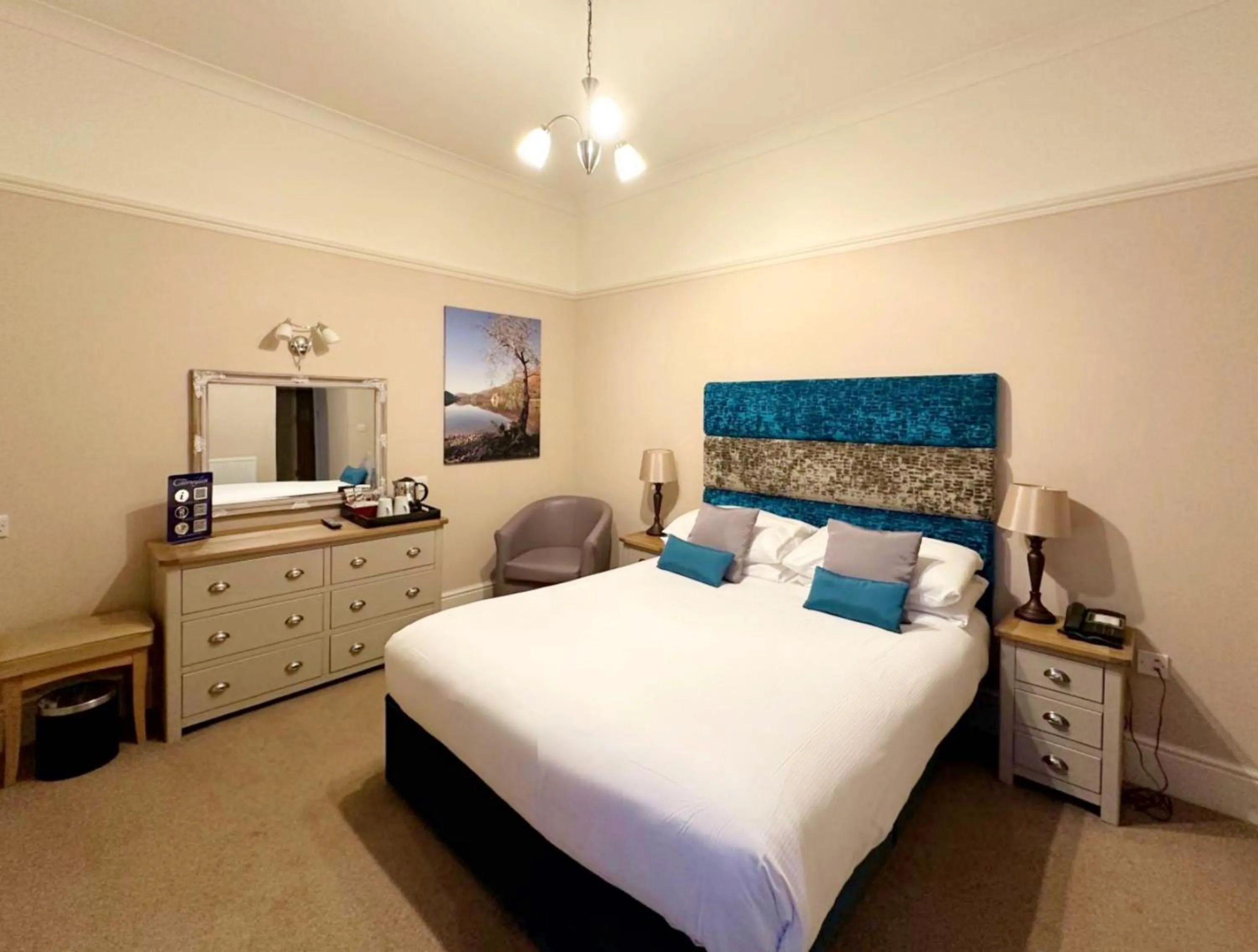 Bed in Caerwylan Hotel