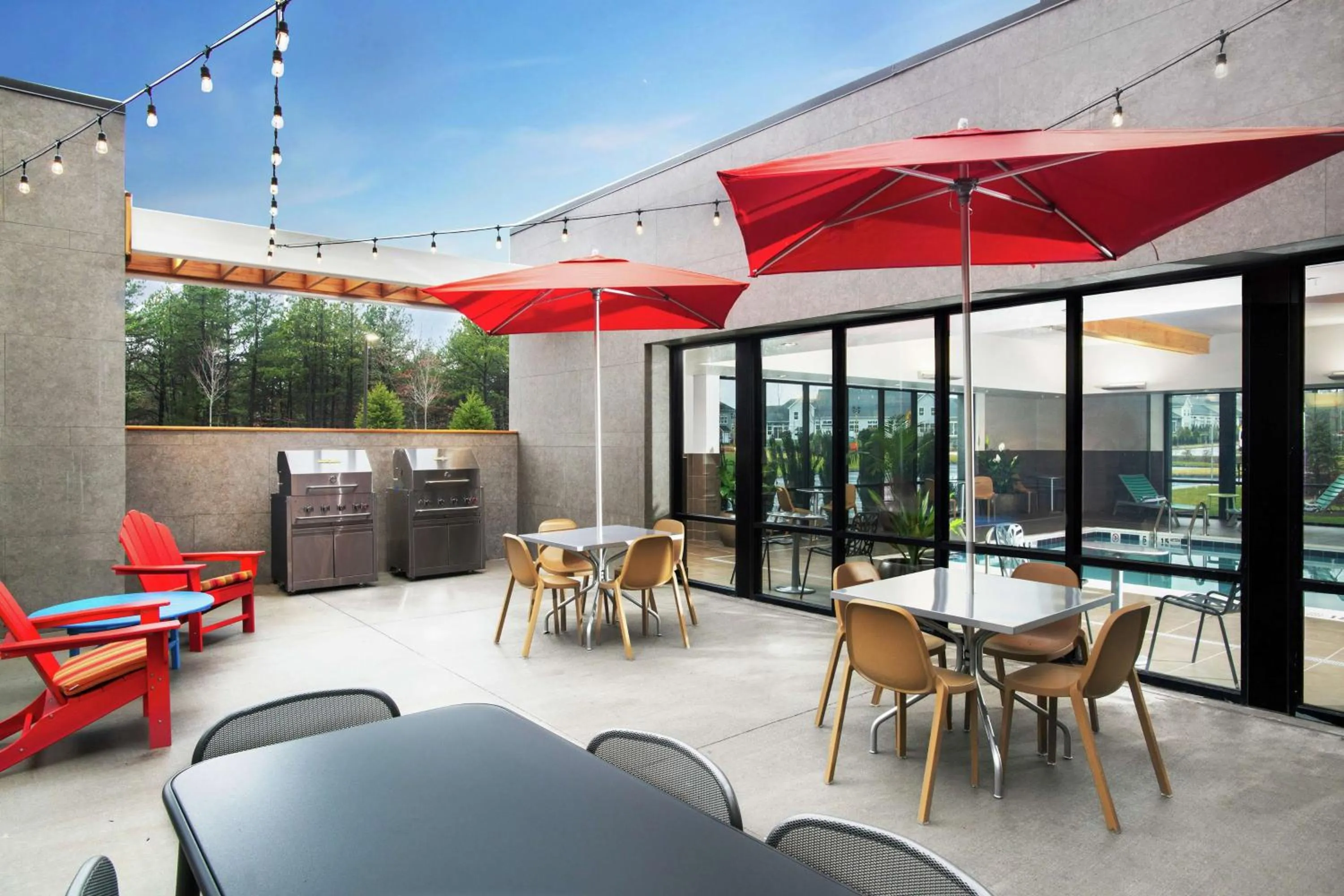 Patio in Home2 Suites by Hilton Long Island Brookhaven