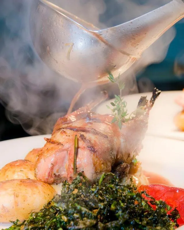 Food close-up in The George Inn