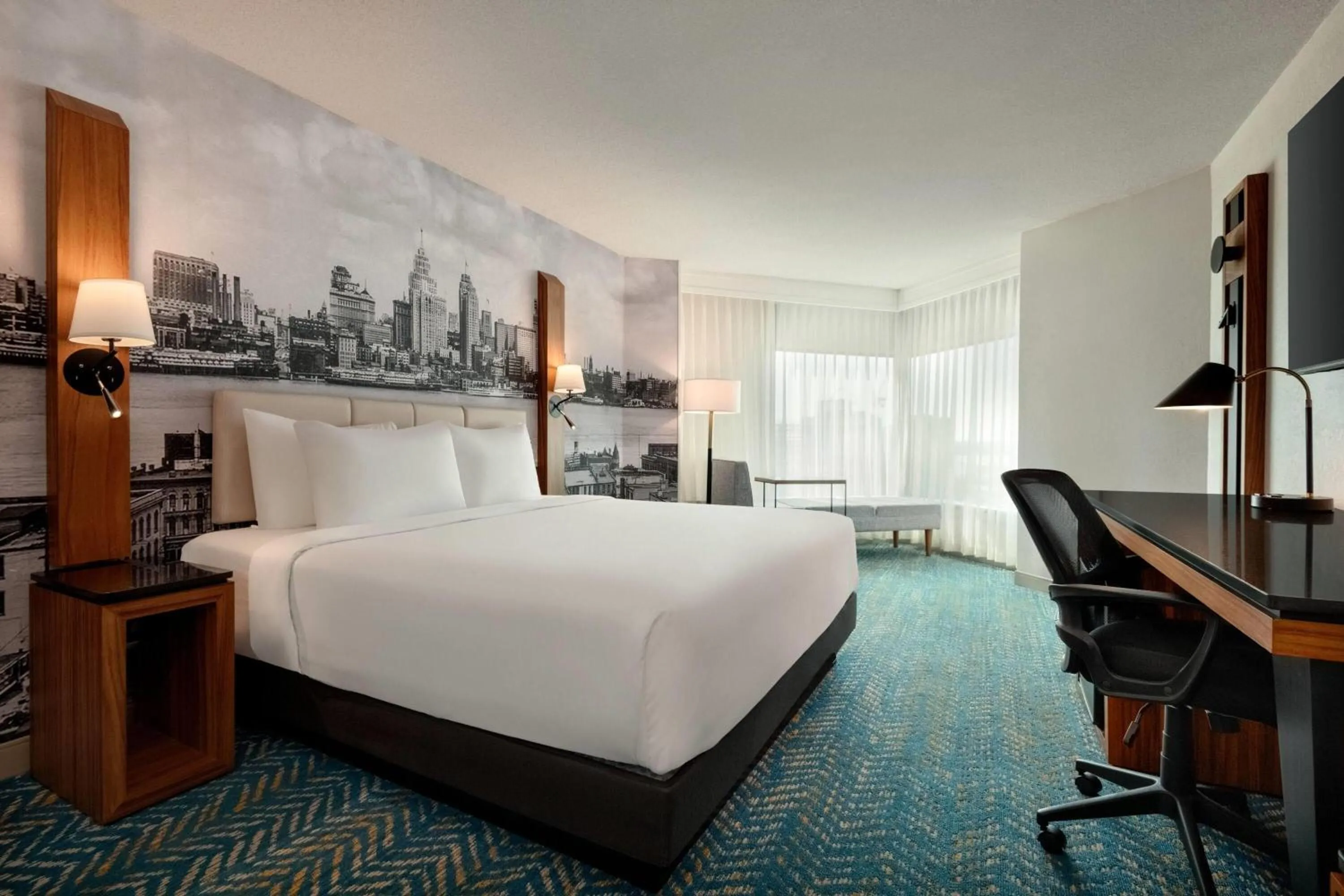 Photo of the whole room, Bed in Fort Pontchartrain Detroit, a Wyndham Hotel