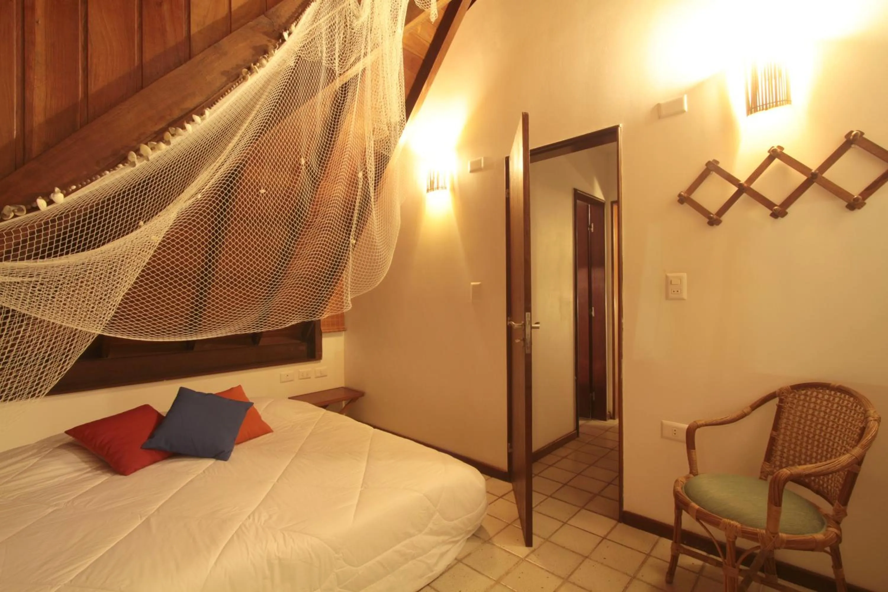 Bed in Pontal dos Carneiros Beach Bungalows