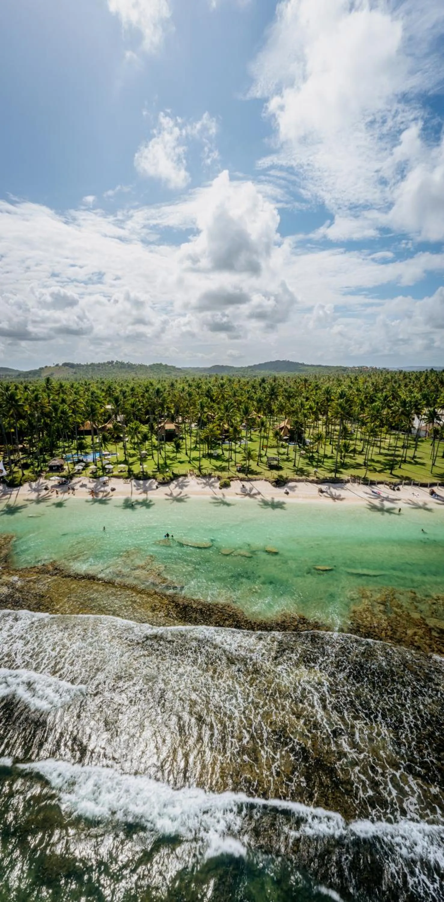 Bird's eye view in Pontal dos Carneiros Beach Bungalows