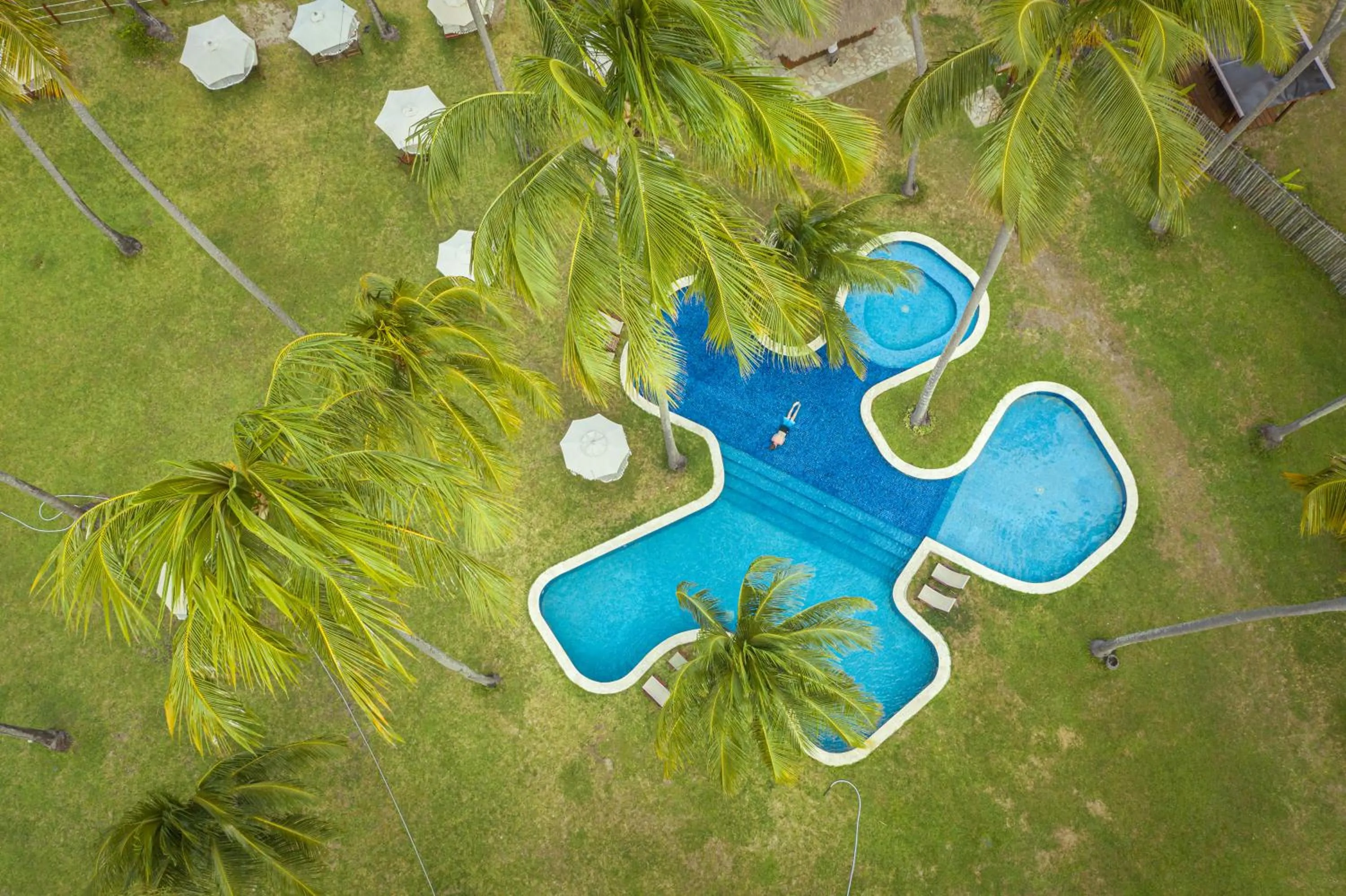 Pool view in Pontal dos Carneiros Beach Bungalows