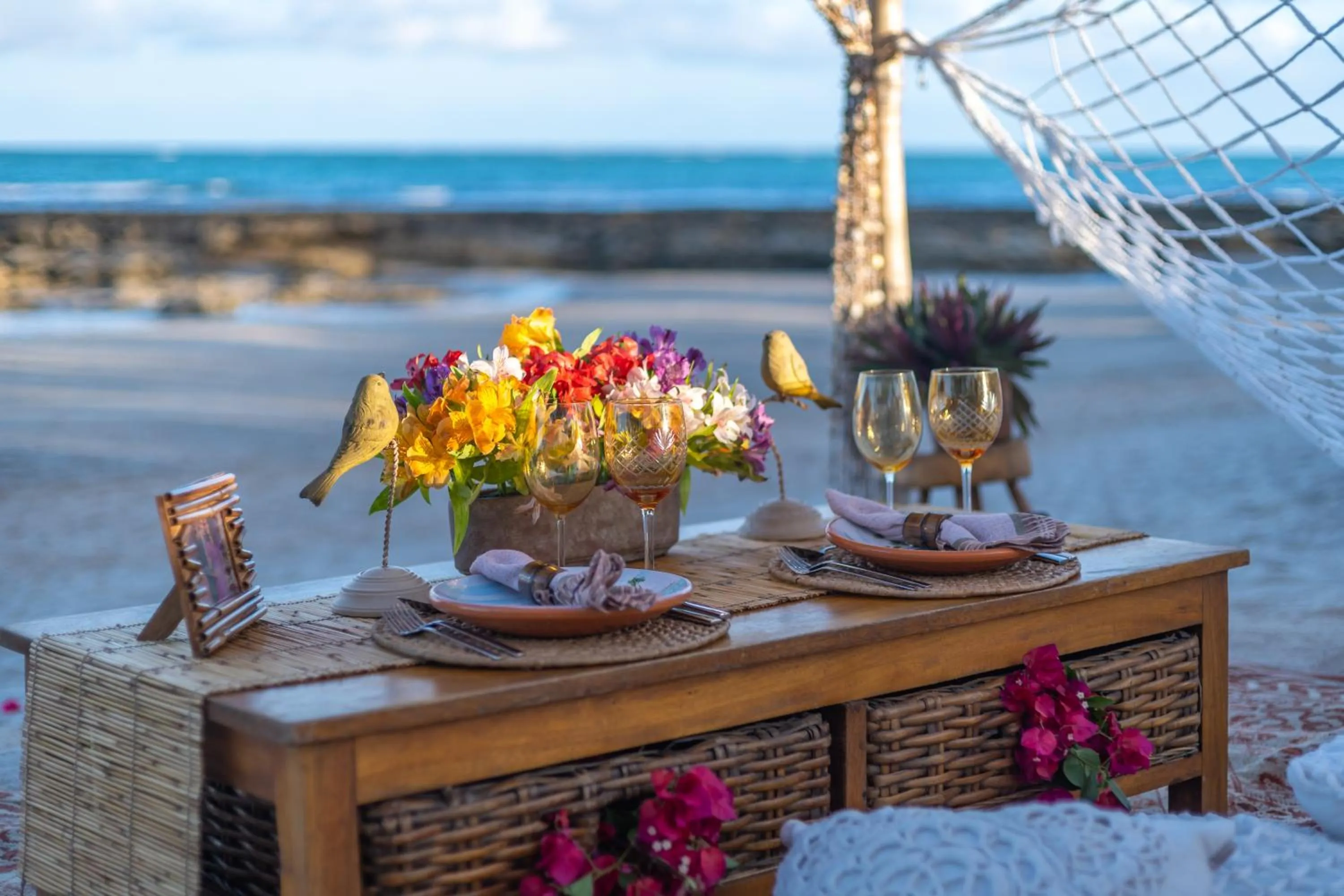 Dinner in Pontal dos Carneiros Beach Bungalows