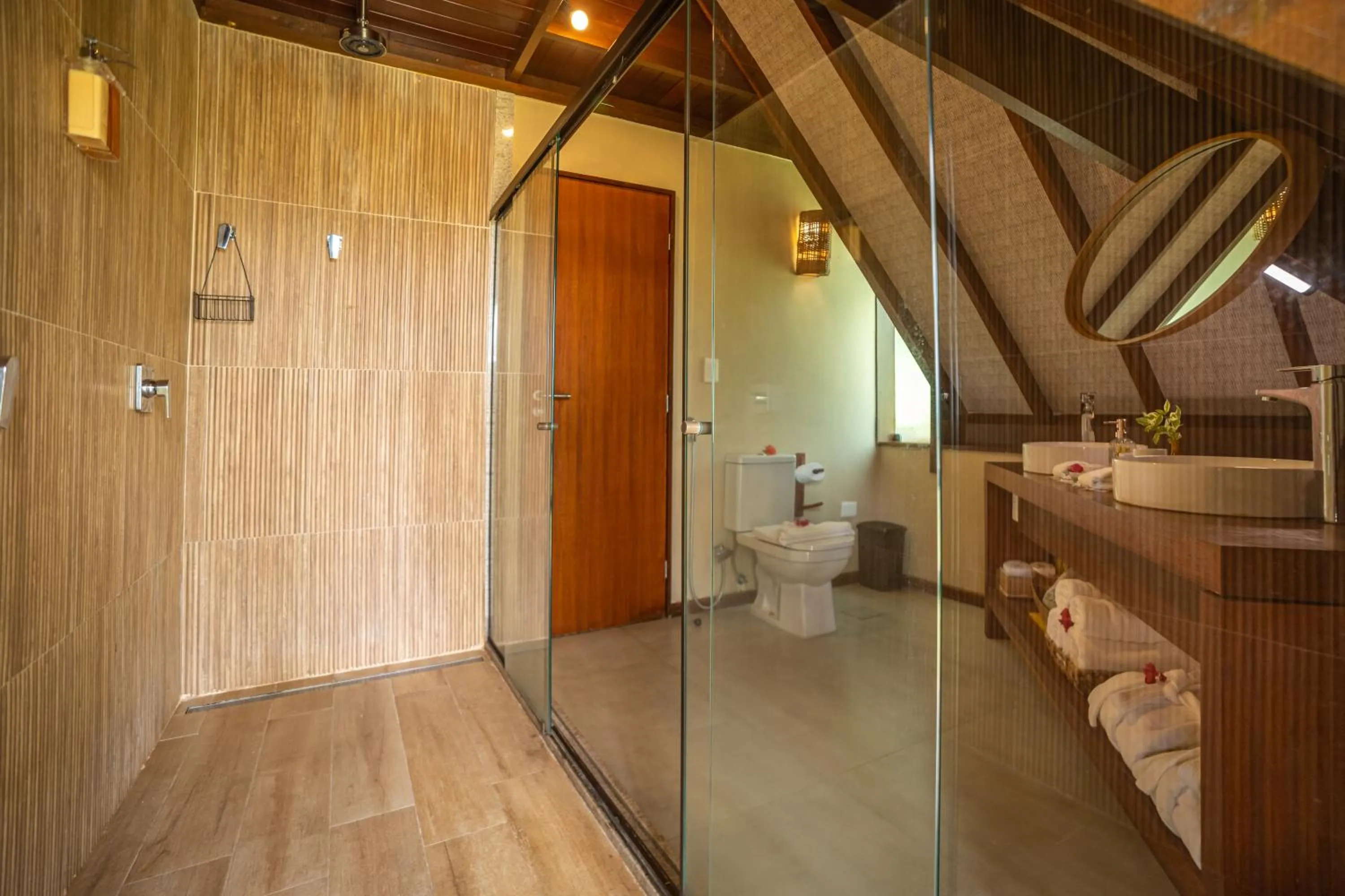 Bathroom in Pontal dos Carneiros Beach Bungalows
