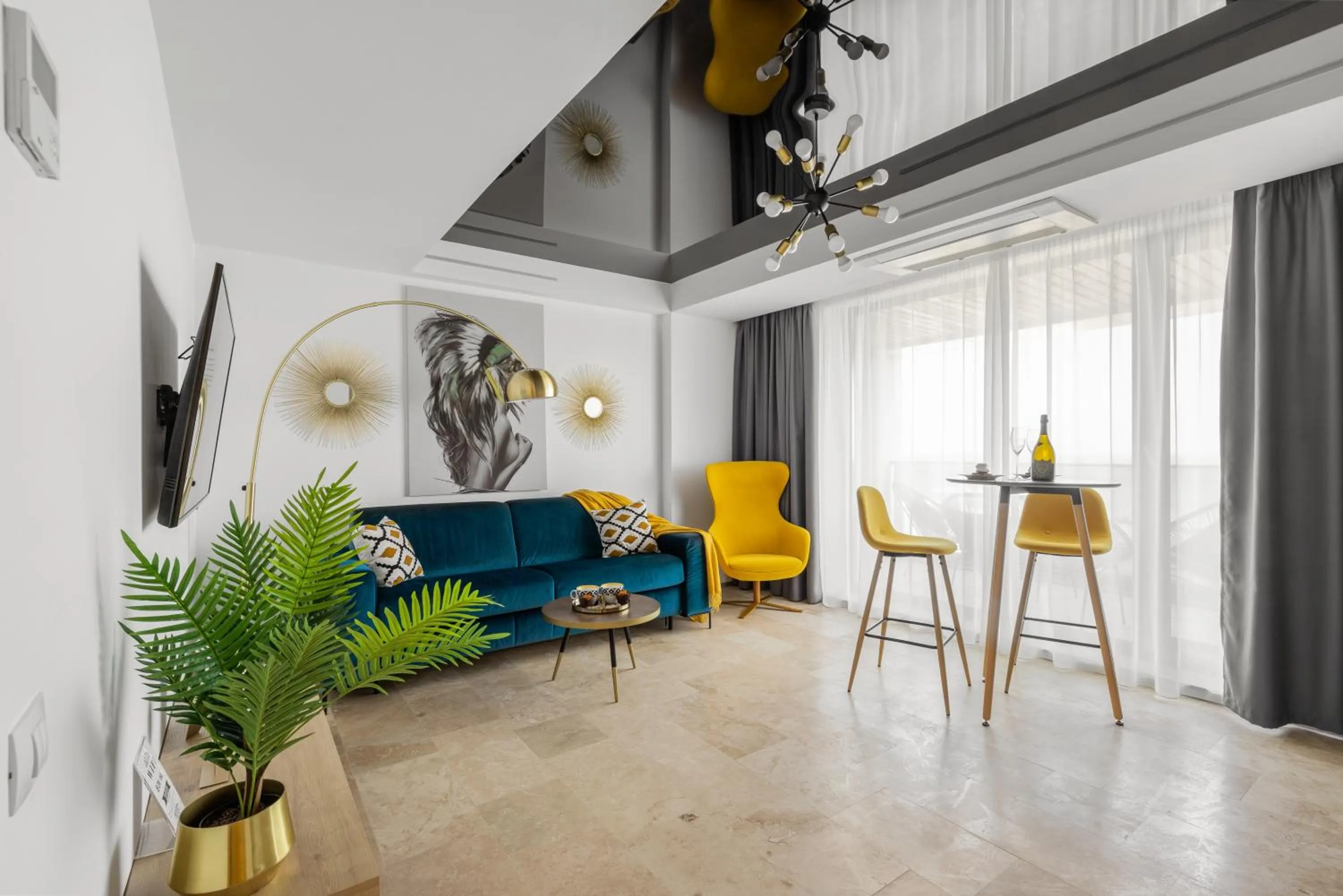 Living room in Novum By the Sea