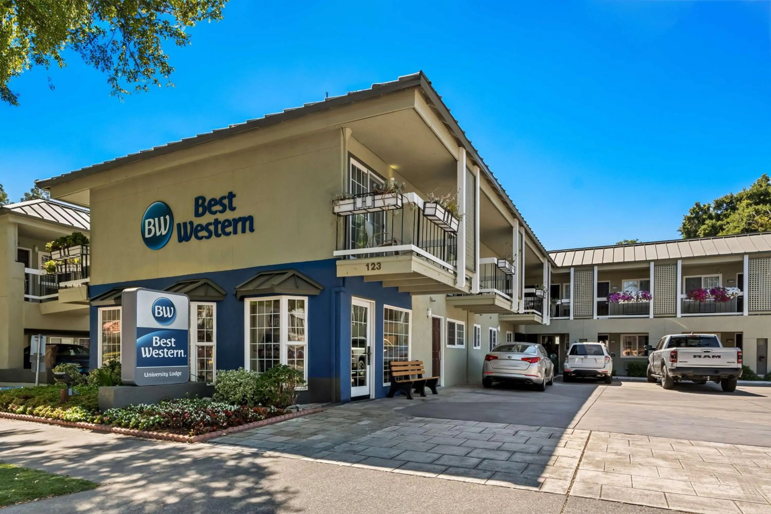 Property building in Best Western University Lodge